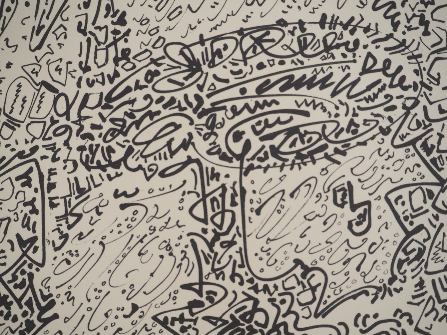 André MASSON : Paysage au chataîgnier - Lithographie signée