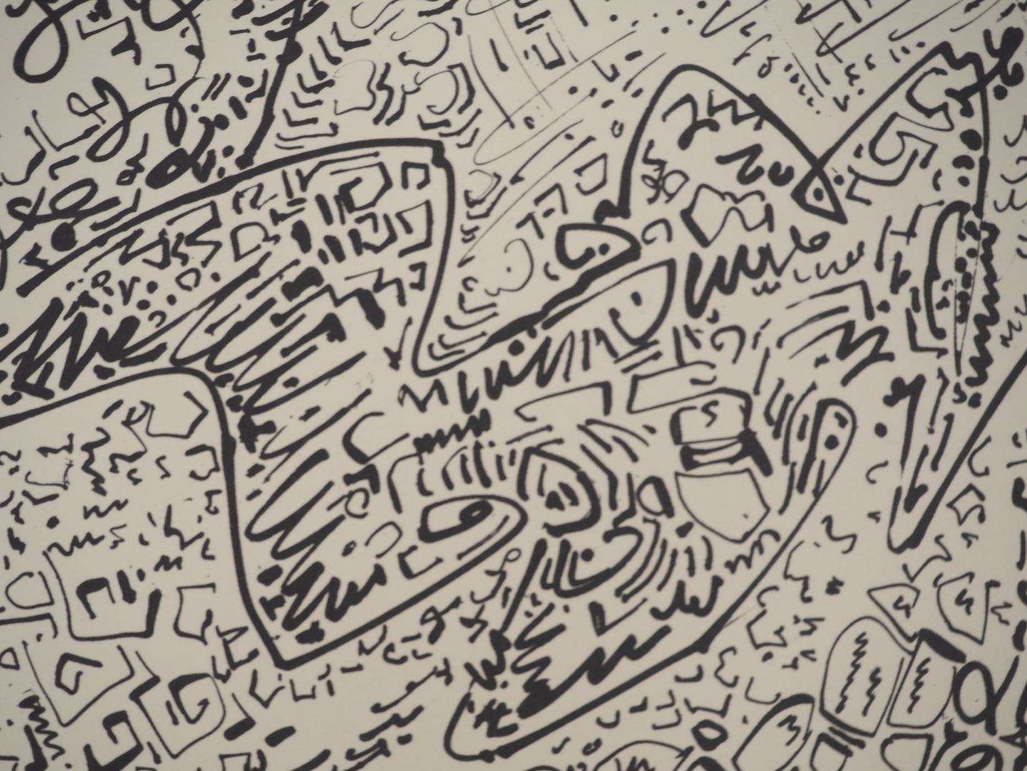 André MASSON : Paysage au chataîgnier - Lithographie signée