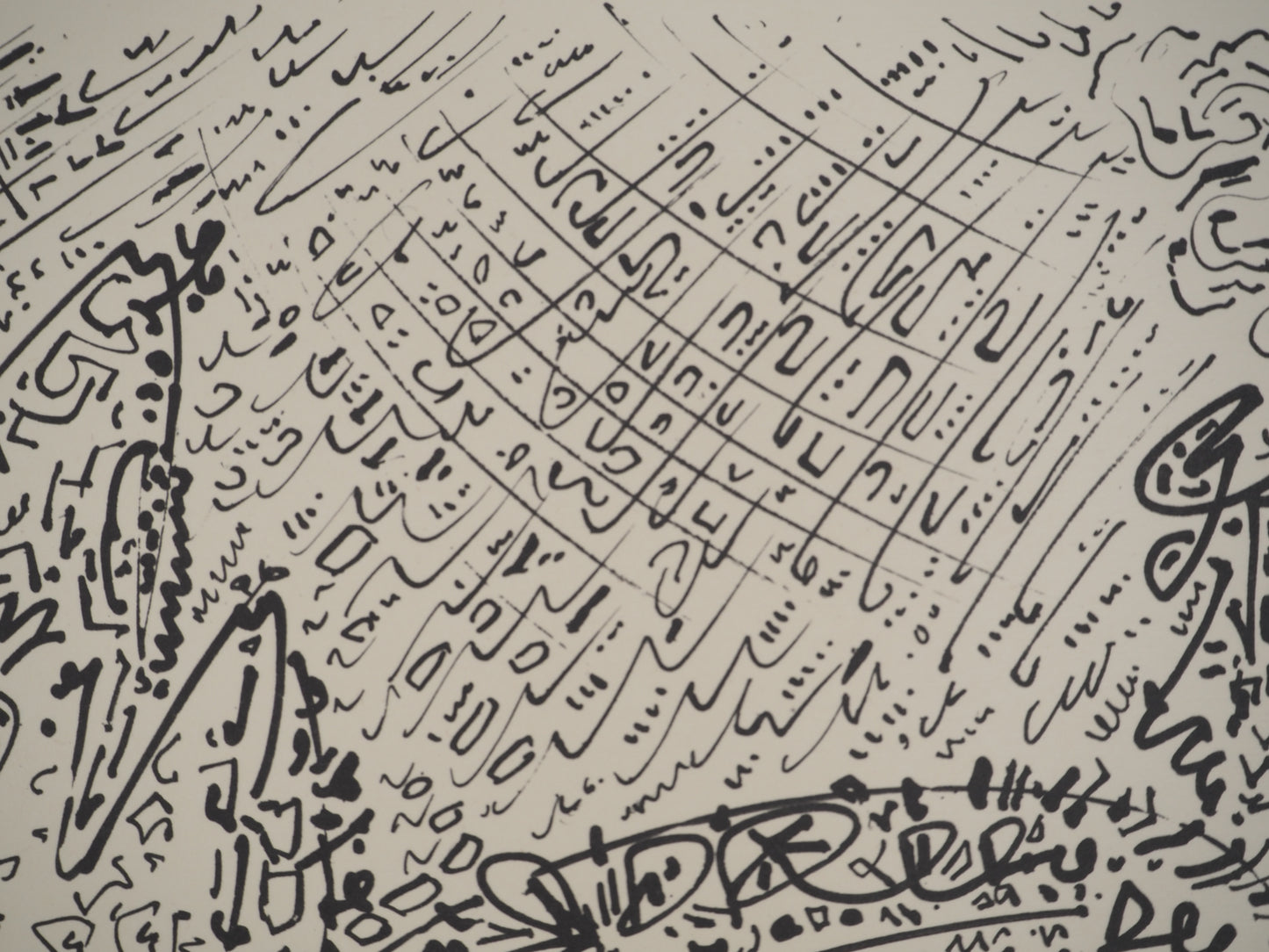 André MASSON : Paysage au chataîgnier - Lithographie signée