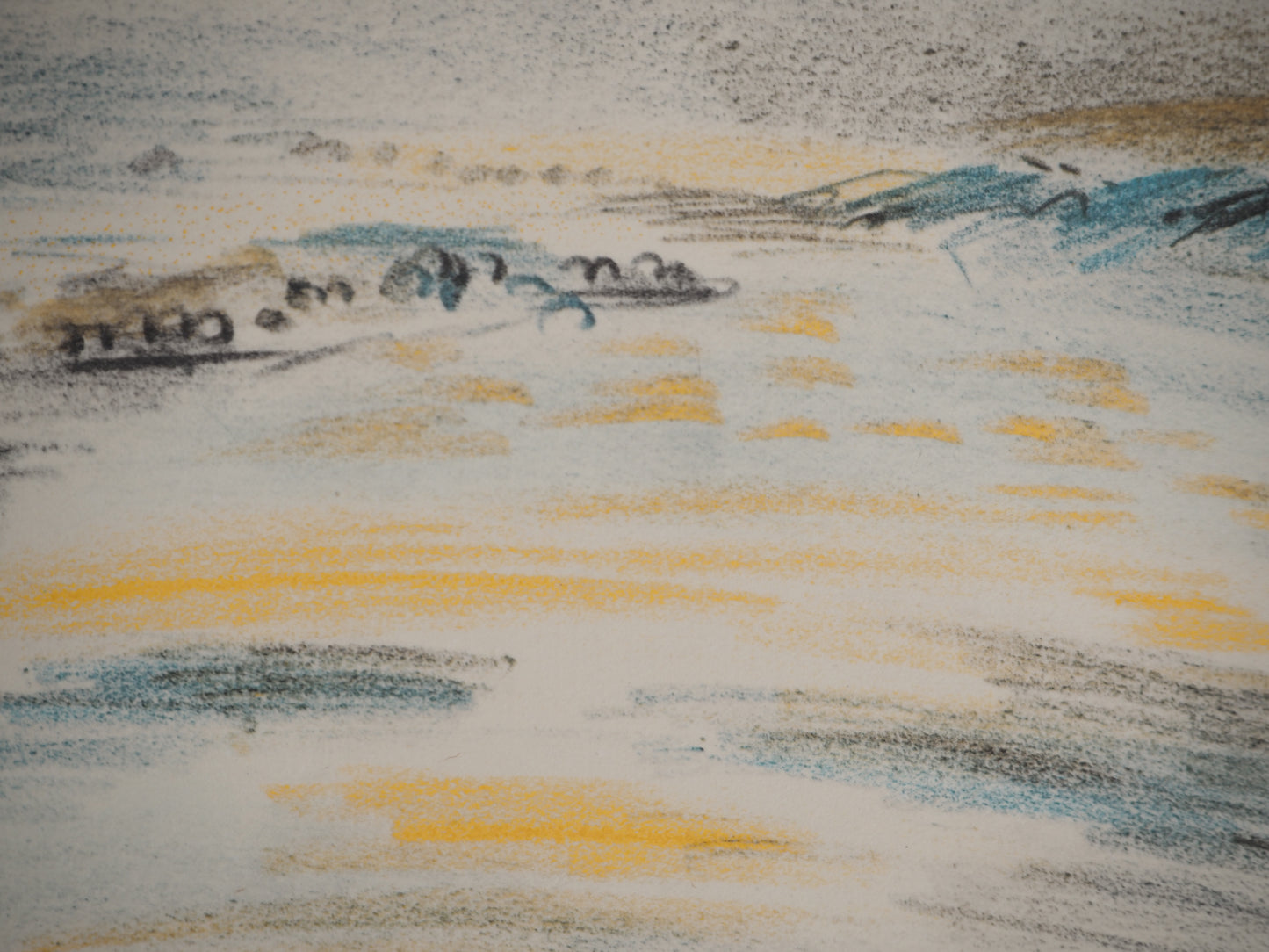 André MASSON : La crue - Lithographie