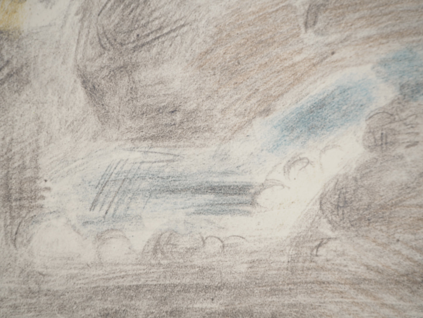 André MASSON : L'averse - Lithographie