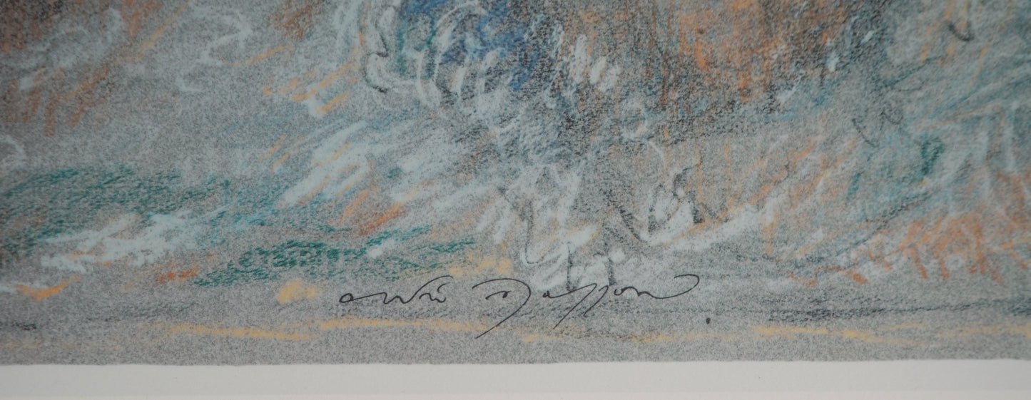 André MASSON : Nageurs - Lithographie signée