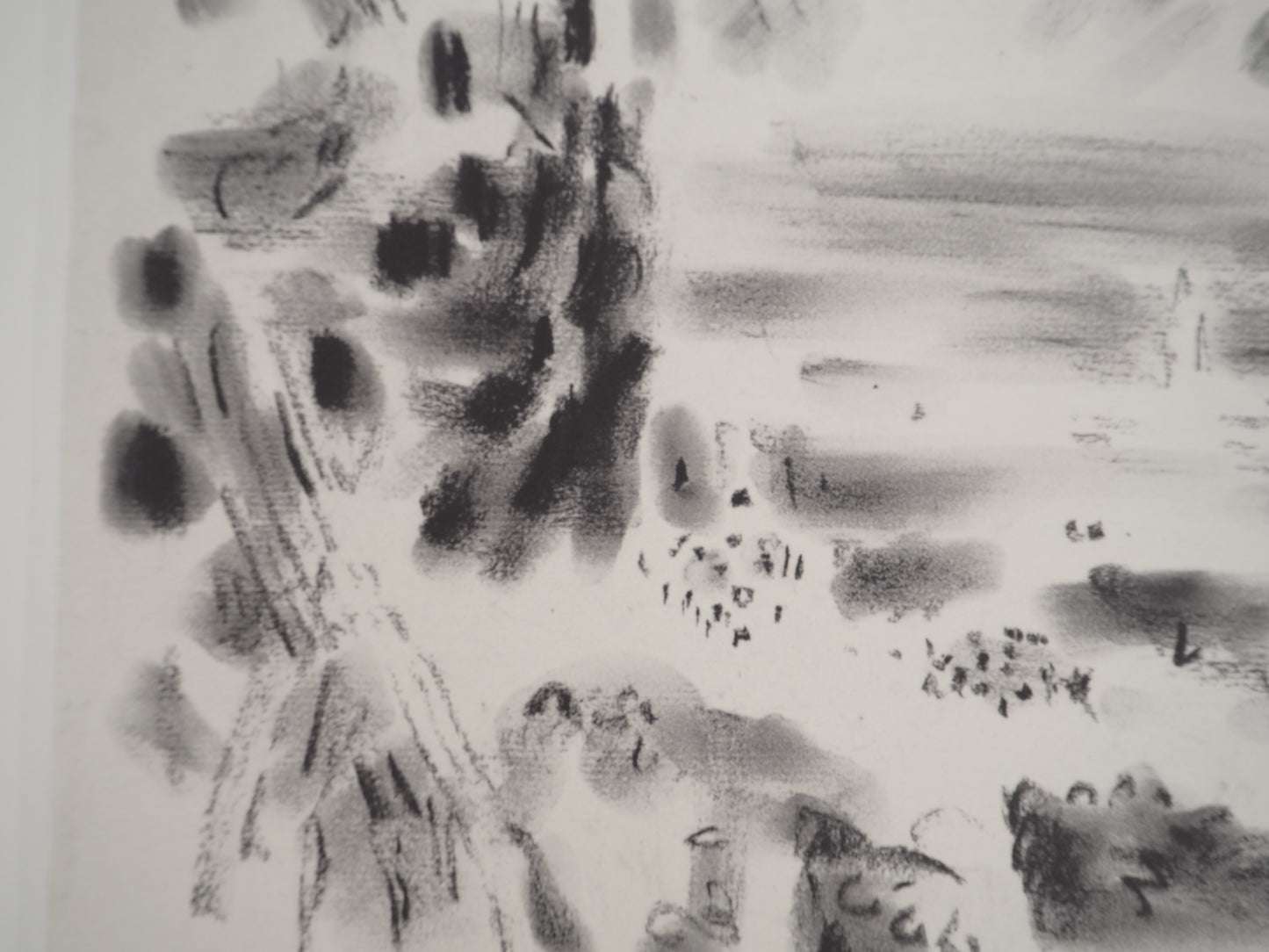 André MASSON : La Vallée de l'Arc - Lithographie