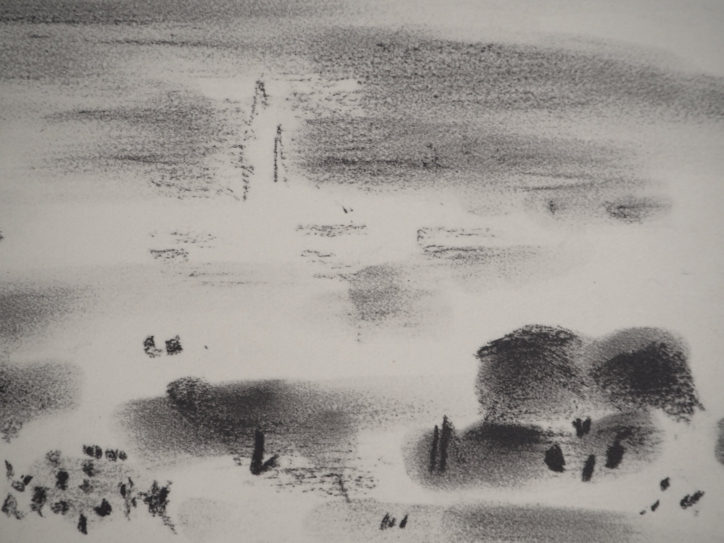 André MASSON : La Vallée de l'Arc - Lithographie
