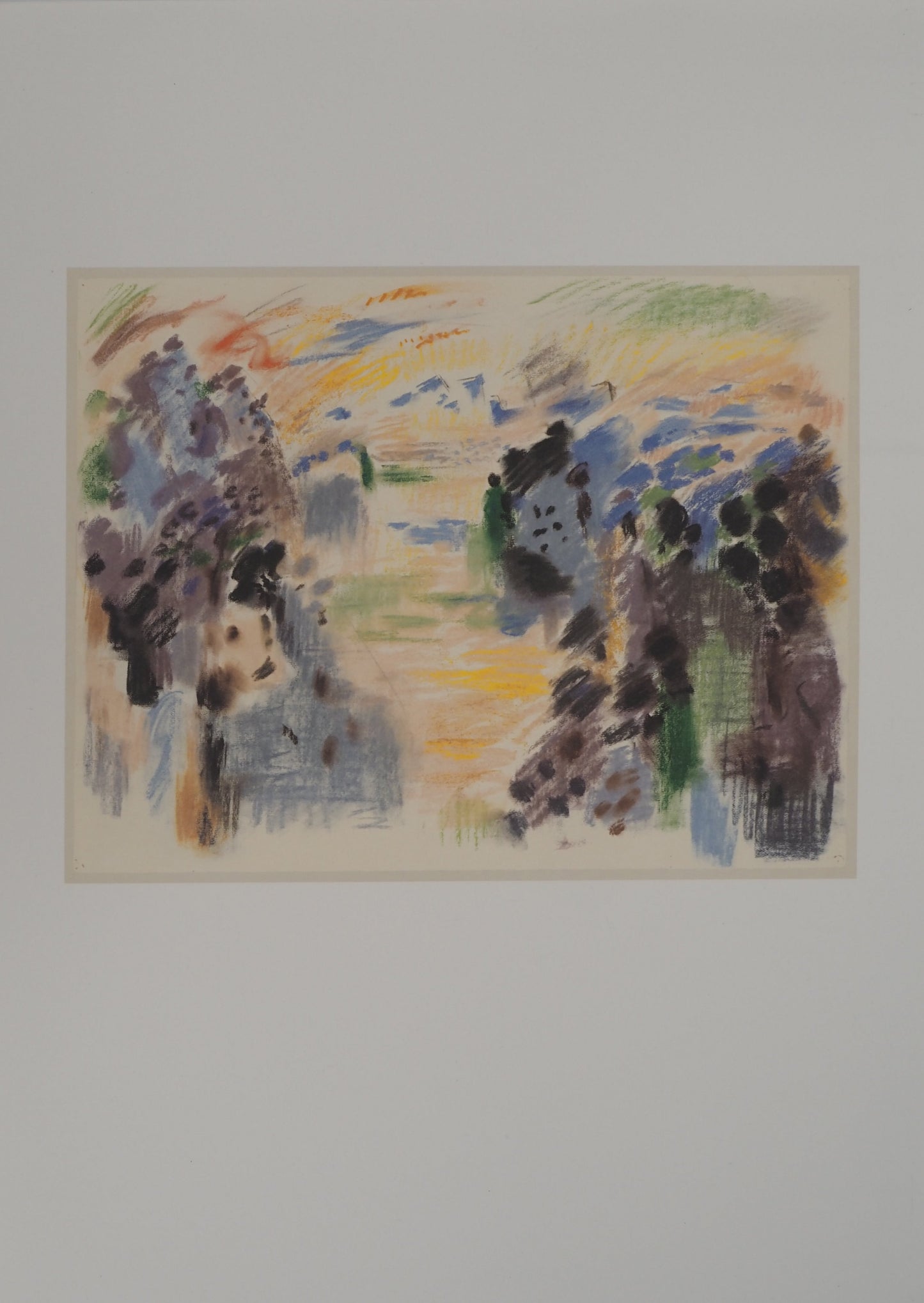 André MASSON : Le Lac - Lithographie