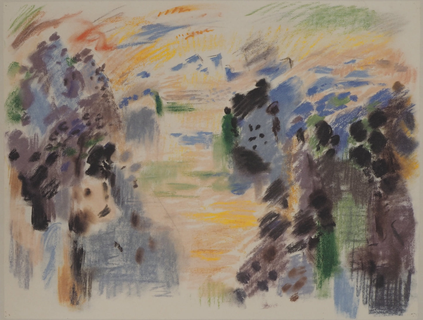 André MASSON : Le Lac - Lithographie