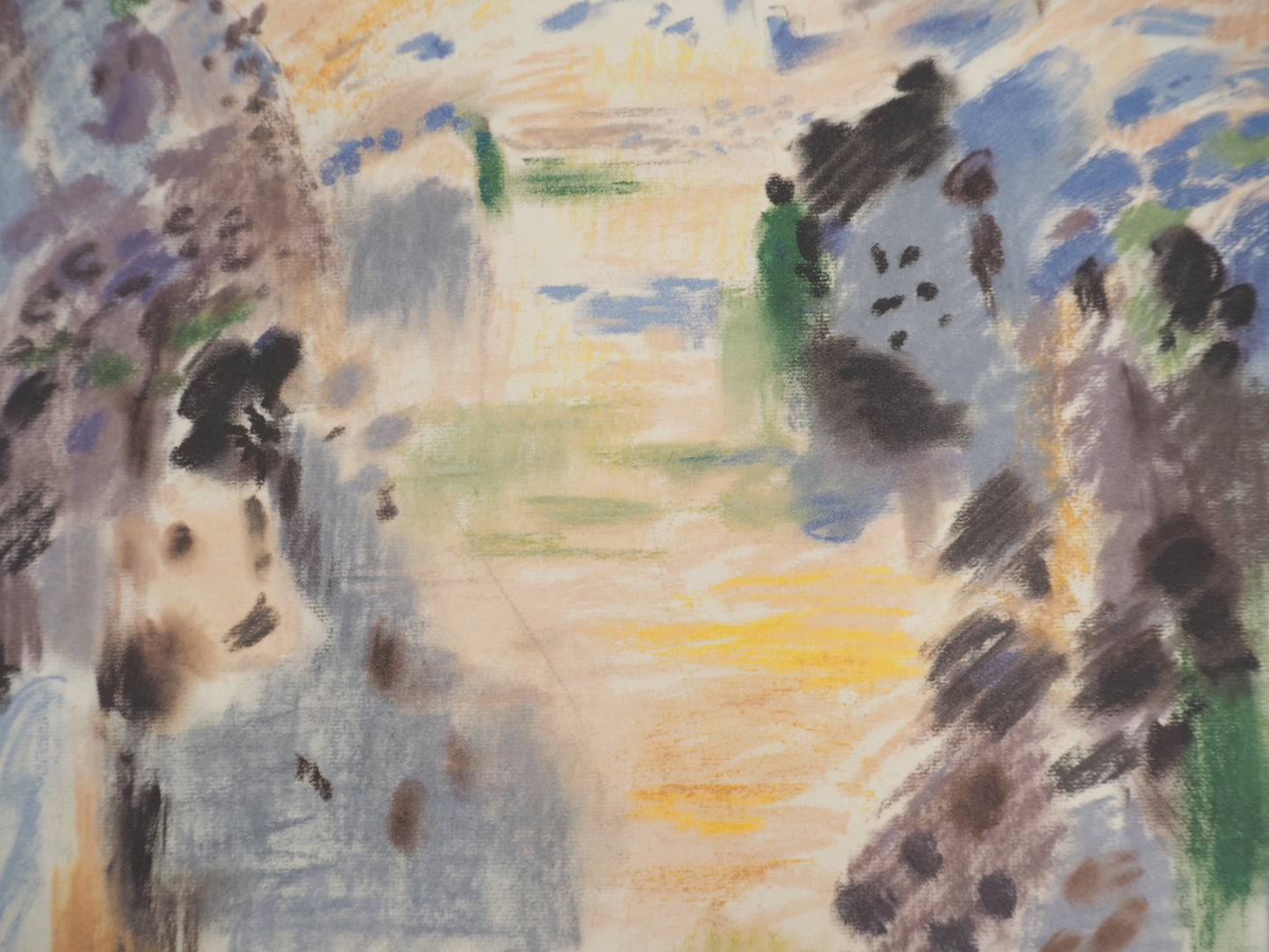André MASSON : Le Lac - Lithographie