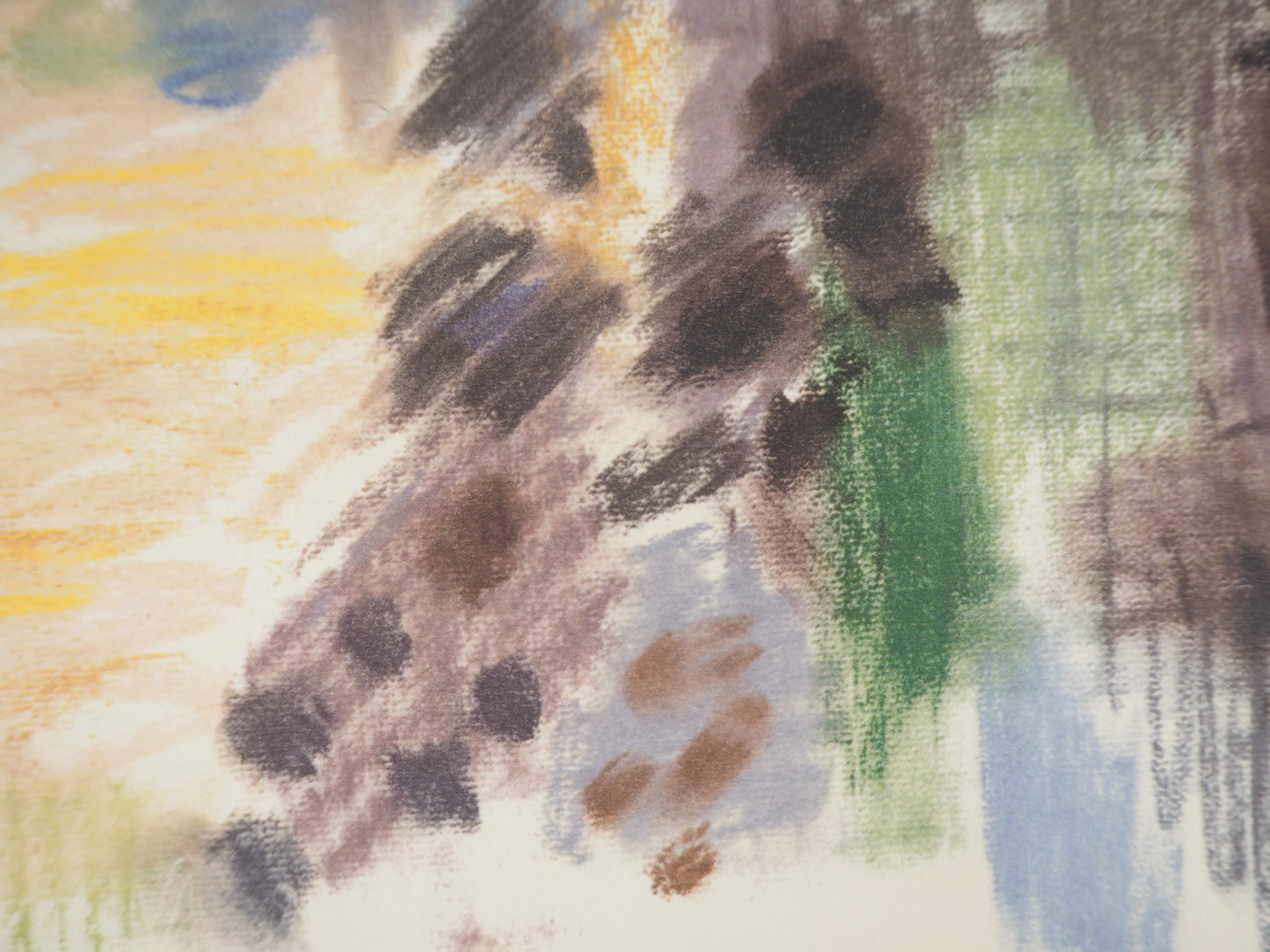 André MASSON : Le Lac - Lithographie