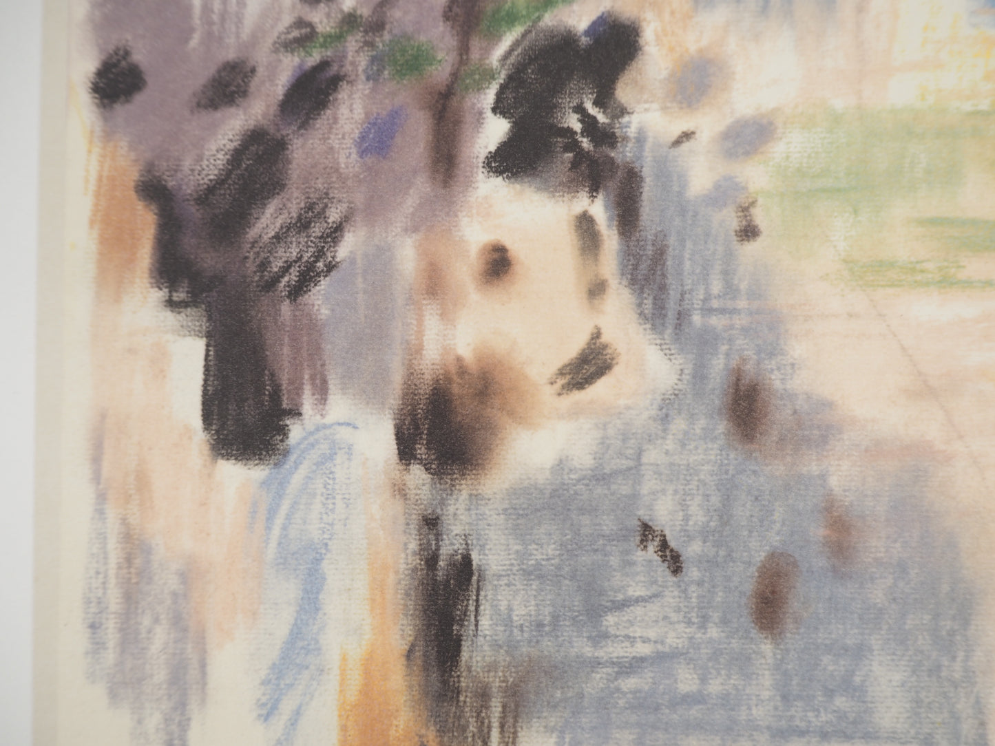 André MASSON : Le Lac - Lithographie