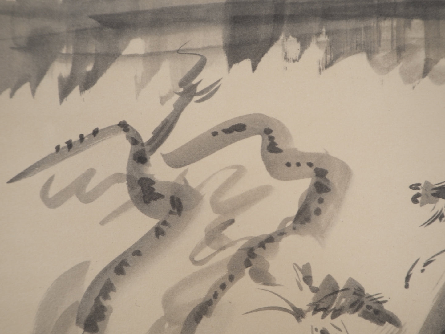 André MASSON : Fouine prise au piège - Lithographie signée