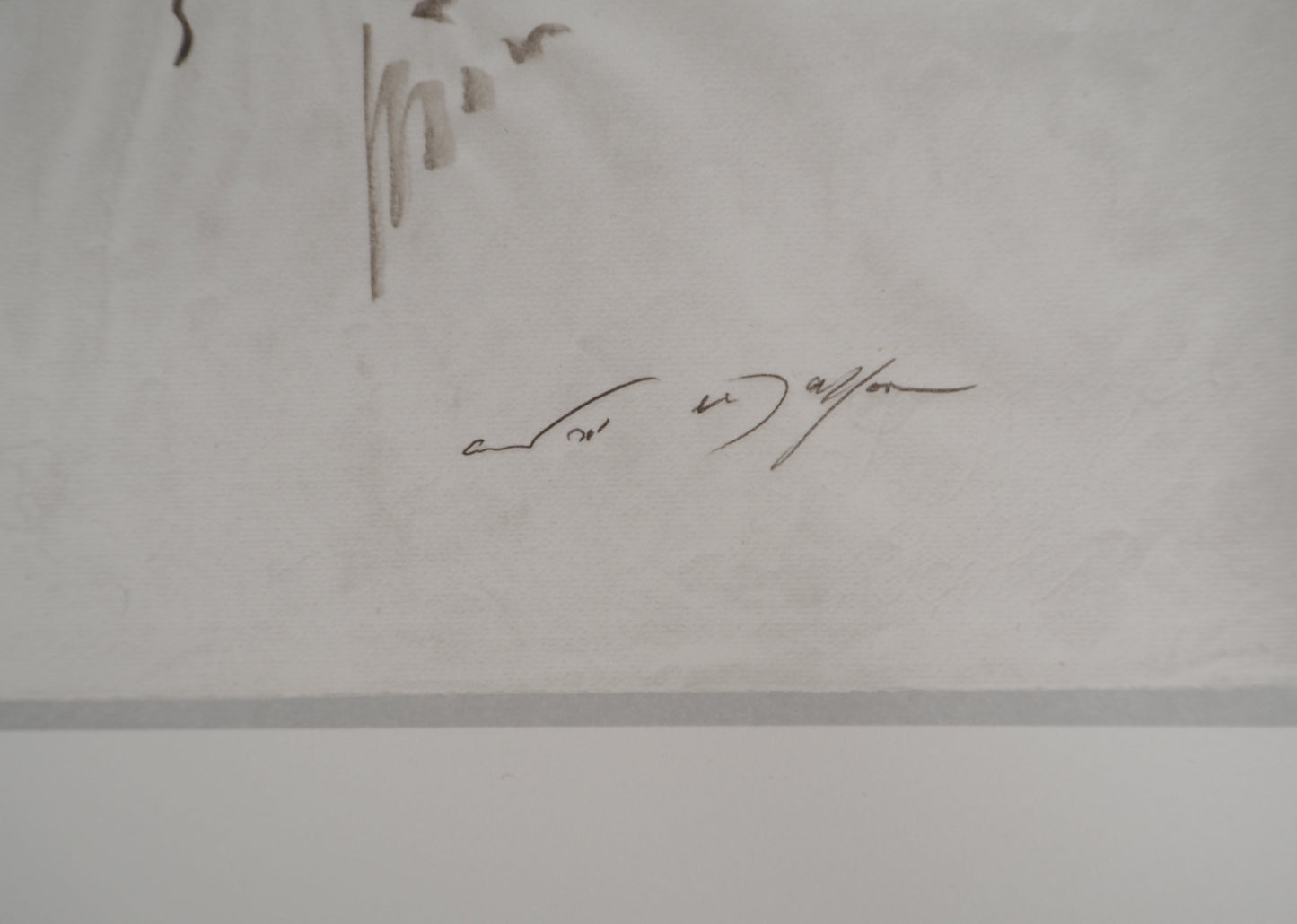 André MASSON : Giverny - Lithographie signée