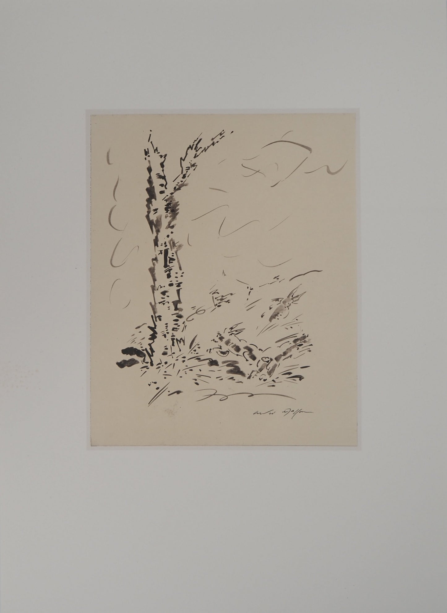André MASSON : Le lapin - Lithographie signée