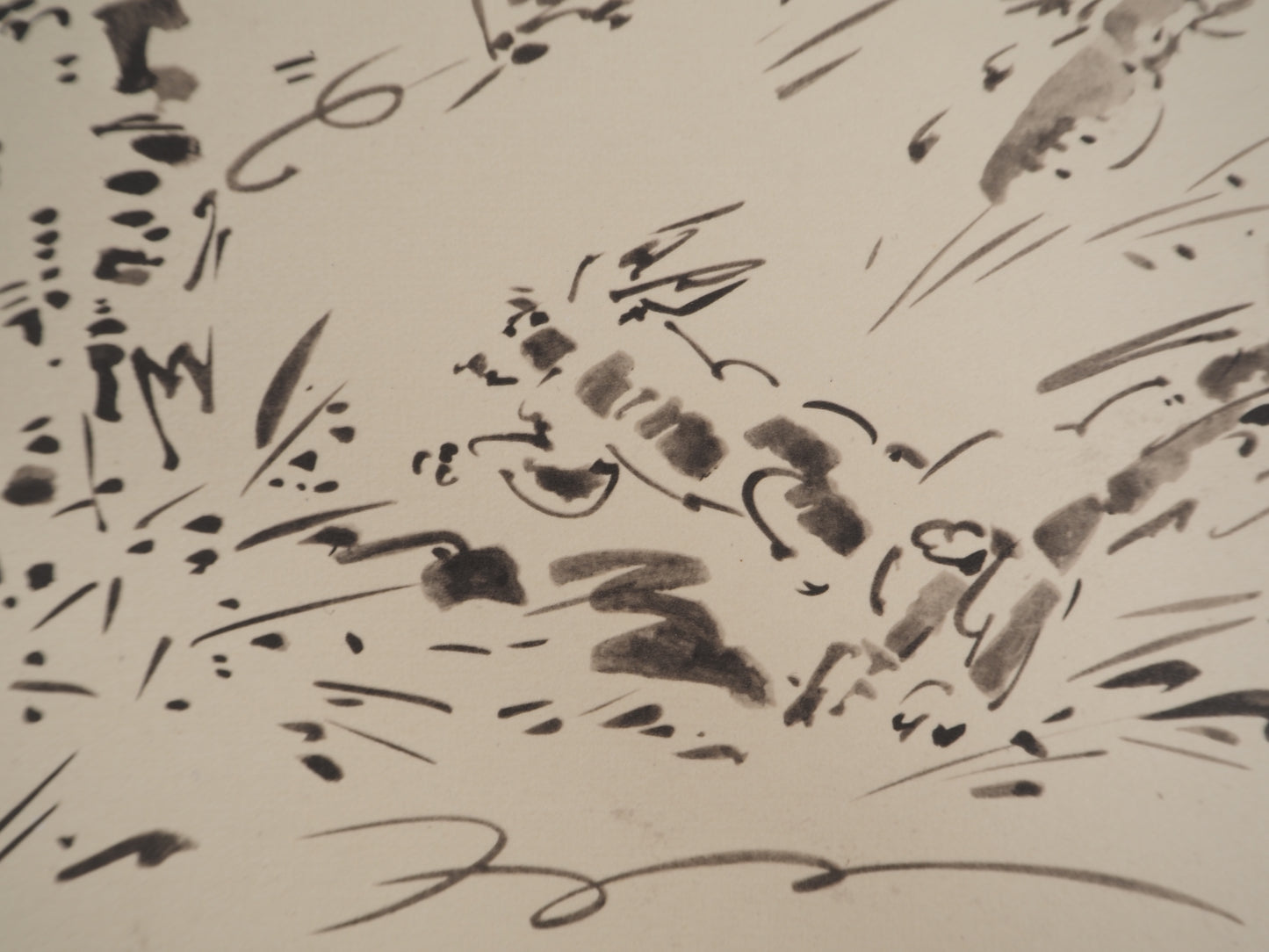 André MASSON : Le lapin - Lithographie signée