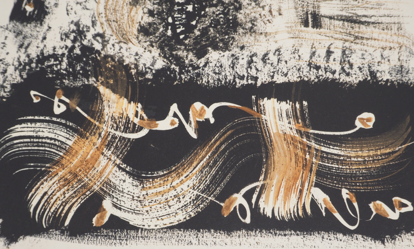 André MASSON : Tourbillon - Lithographie signée