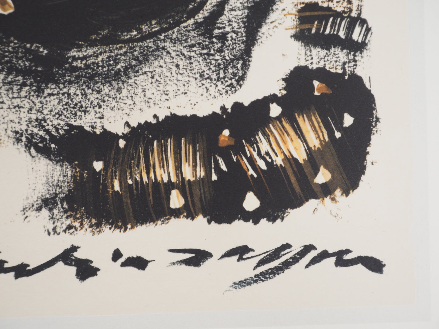 André MASSON : Tourbillon - Lithographie signée