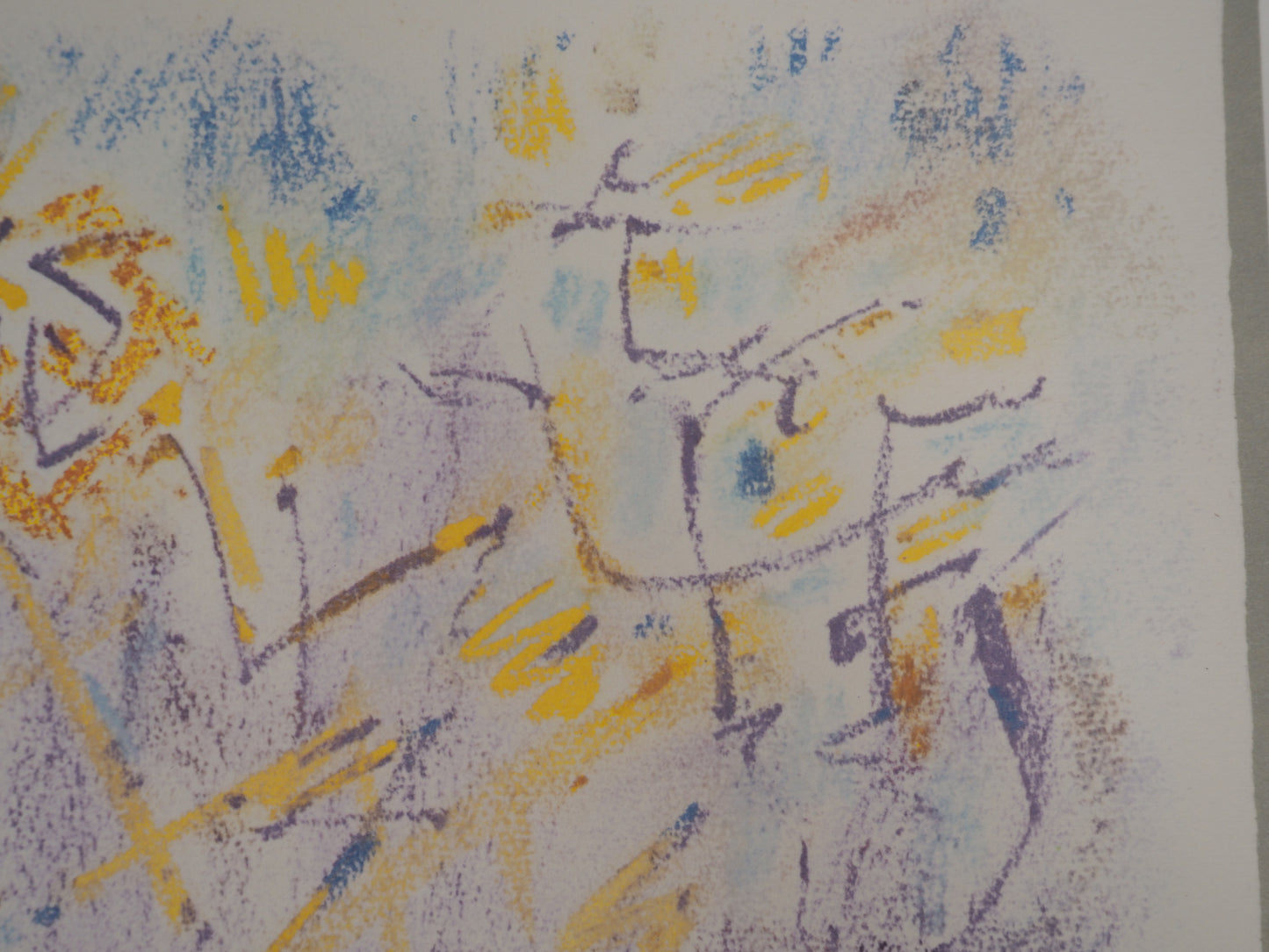 André MASSON : Germination - Lithographie signée