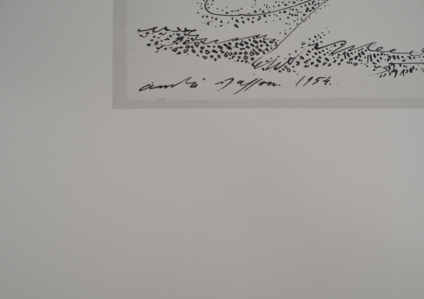 André MASSON : Ciel de femmes - Lithographie signée