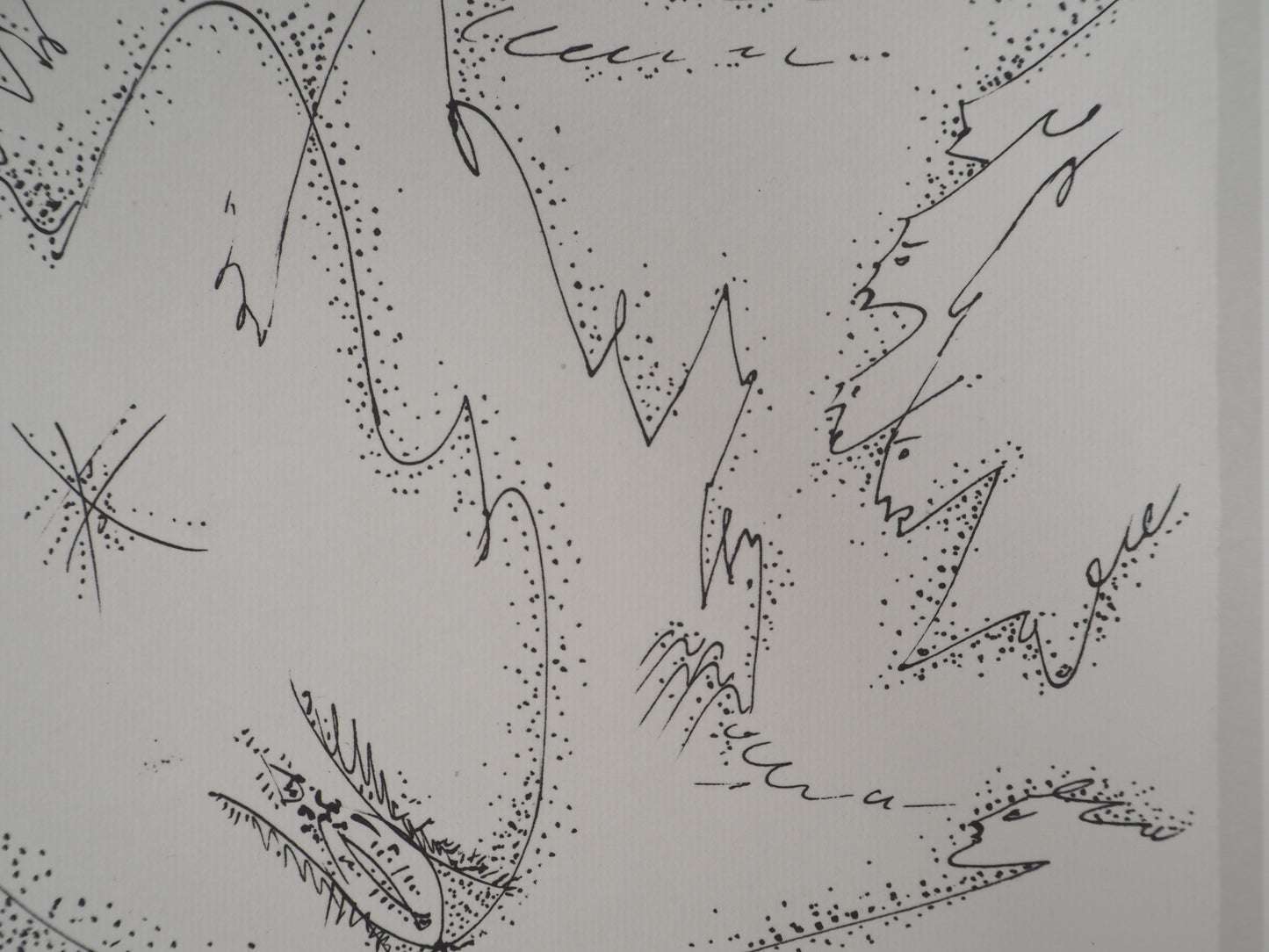 André MASSON : Ciel de femmes - Lithographie signée