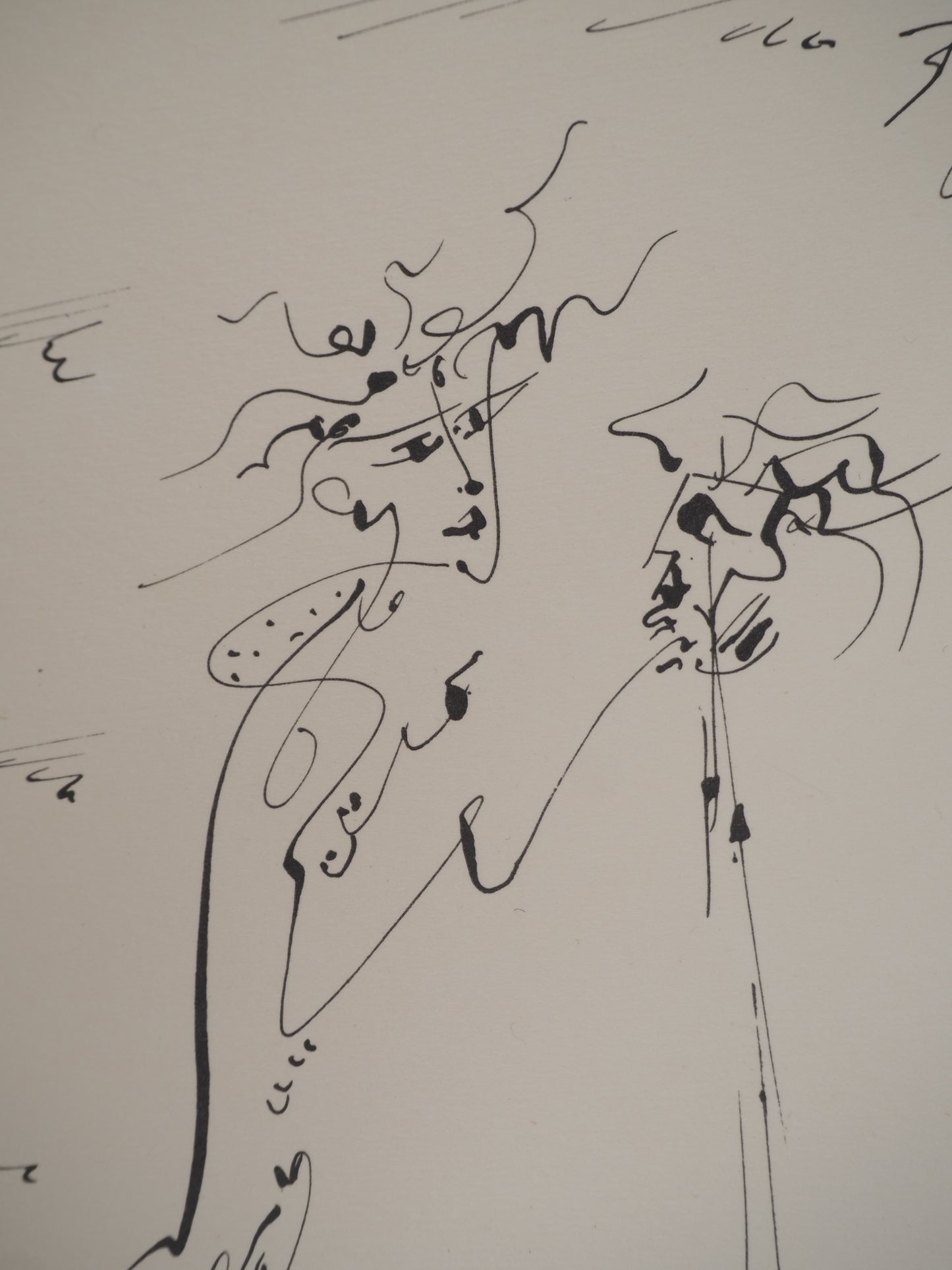 André MASSON : J'ai baisé la bouche - Lithographie signée
