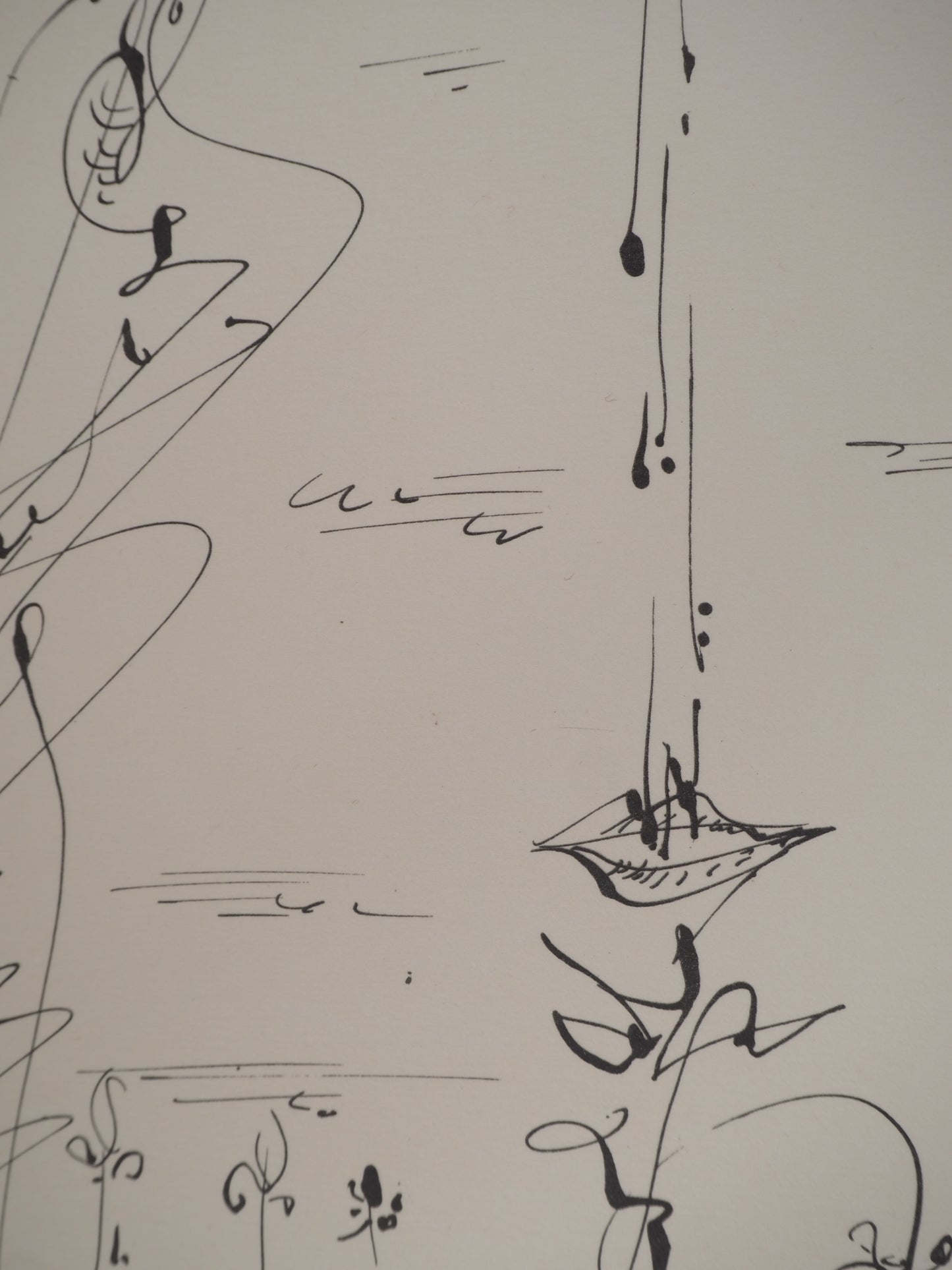 André MASSON : J'ai baisé la bouche - Lithographie signée