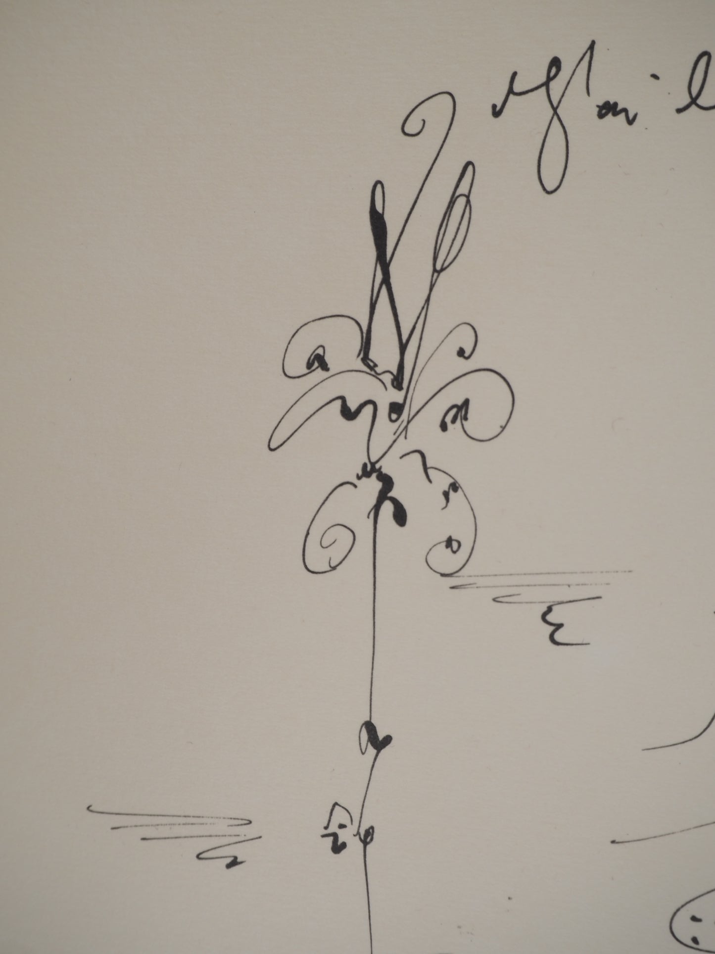André MASSON : J'ai baisé la bouche - Lithographie signée