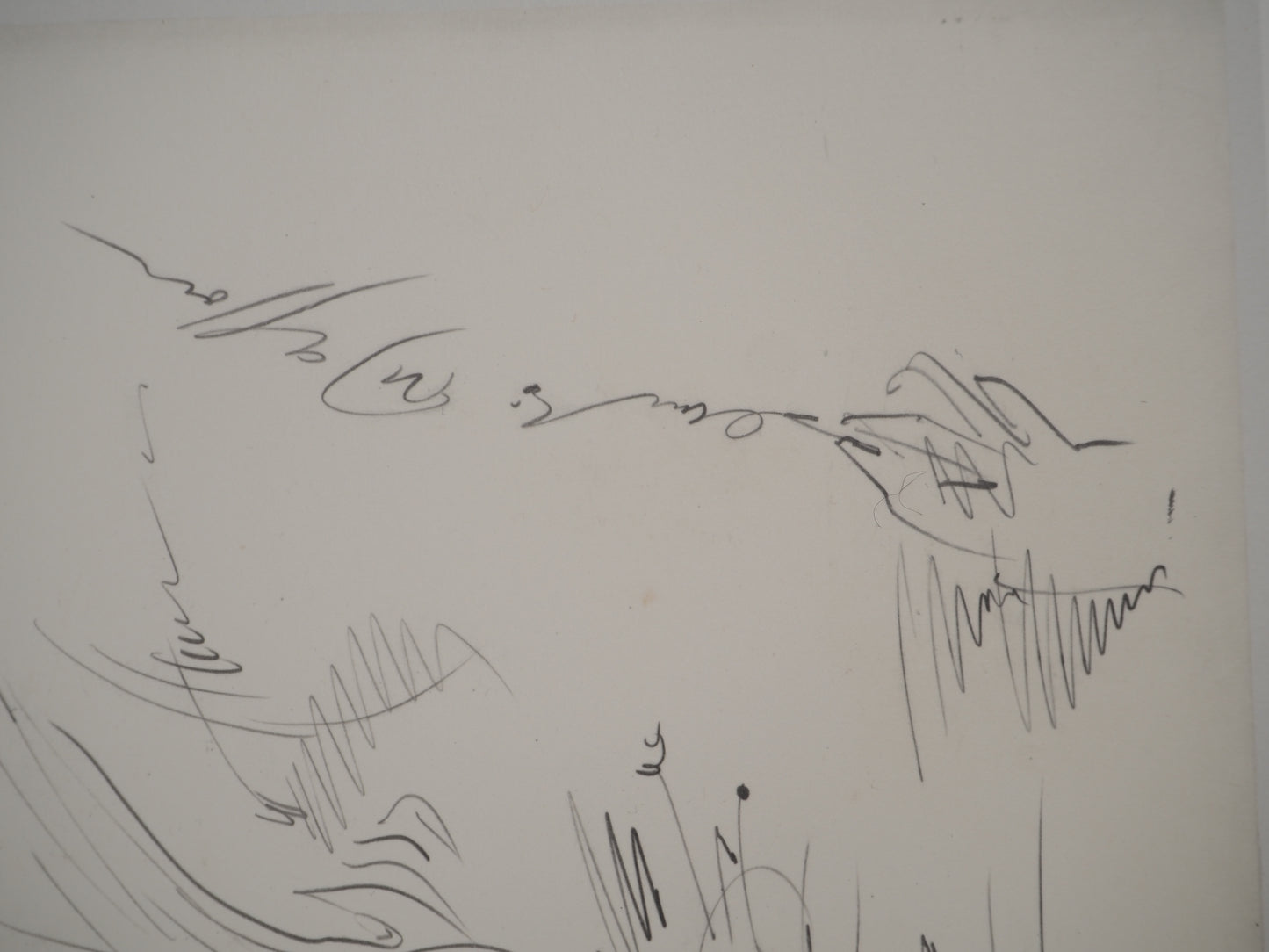 André MASSON : Je signe - Lithographie signée
