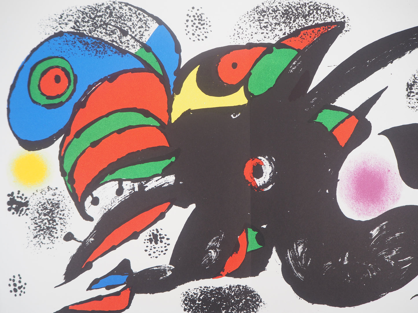 Joan MIRO : Oiseaux fantastiques - Lithographie originale