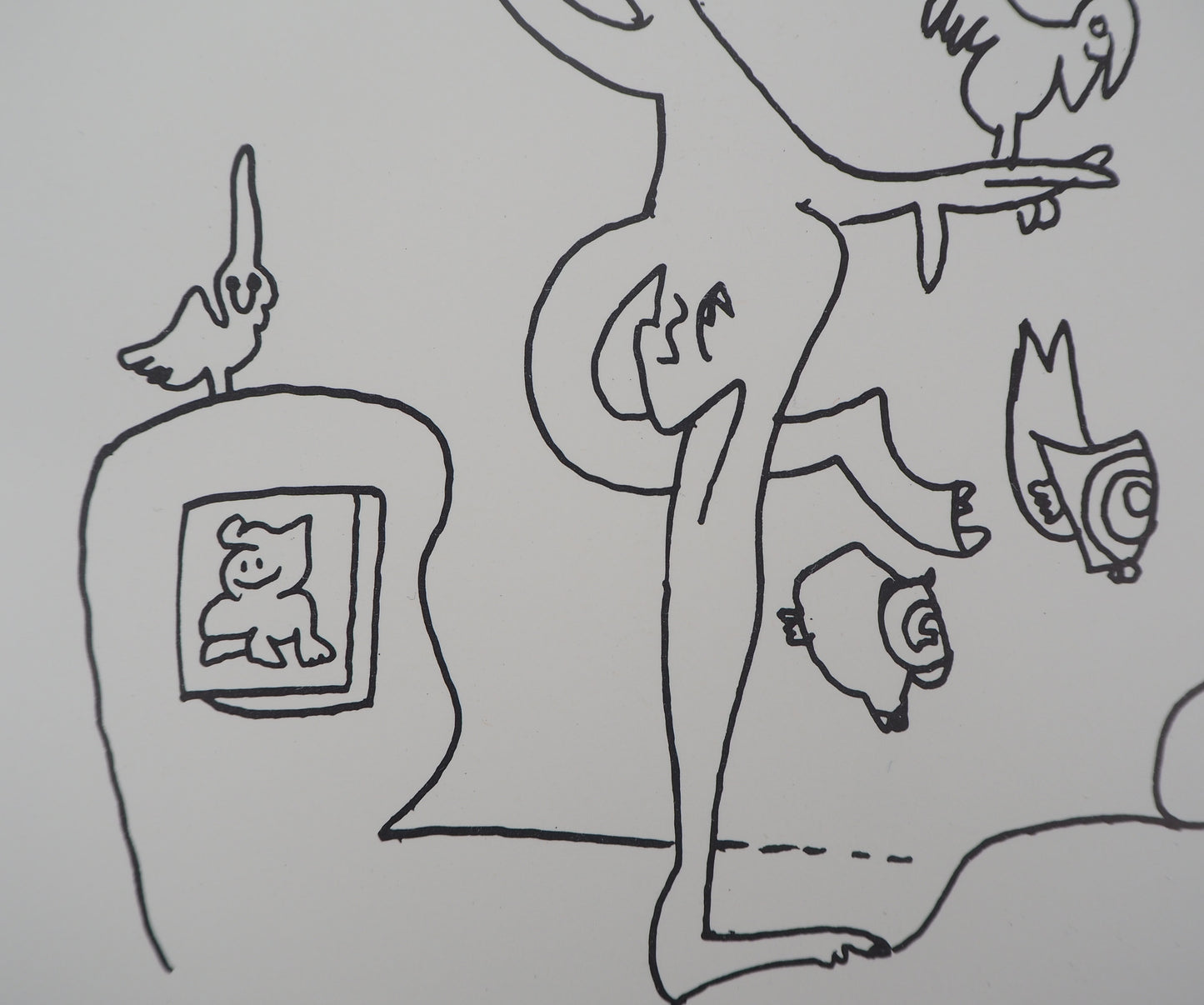 Roberto MATTA : Personnages joyeux - Lithographie originale