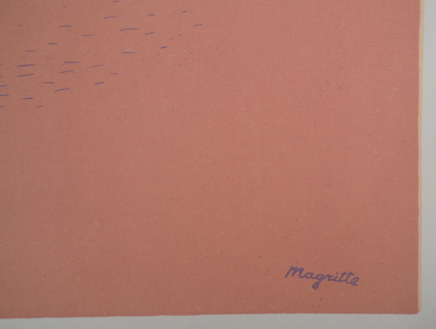 René MAGRITTE : Les bijoux indiscrets - Lithographie originale signée