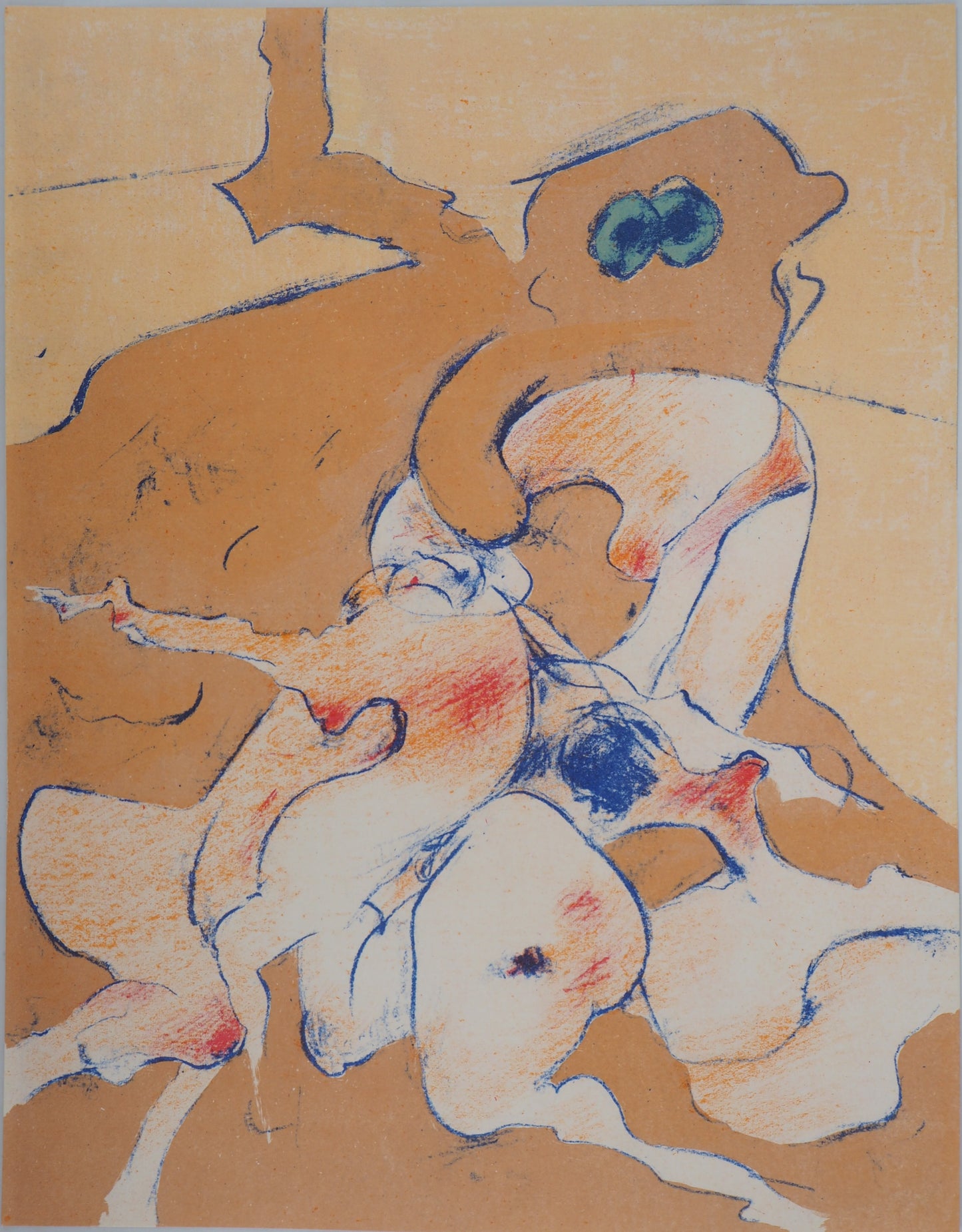 Dorothea TANNING : Les amants - Lithographie originale