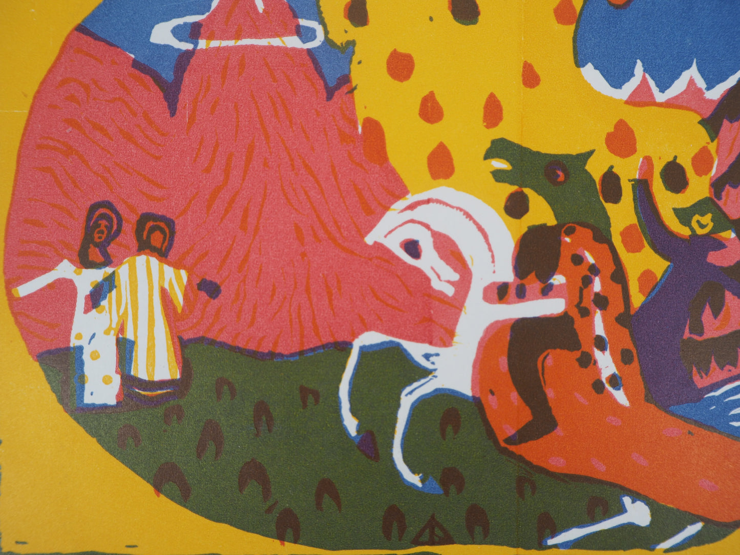 Vassily KANDINSKY : Cavalier Onirique - Gravure originale