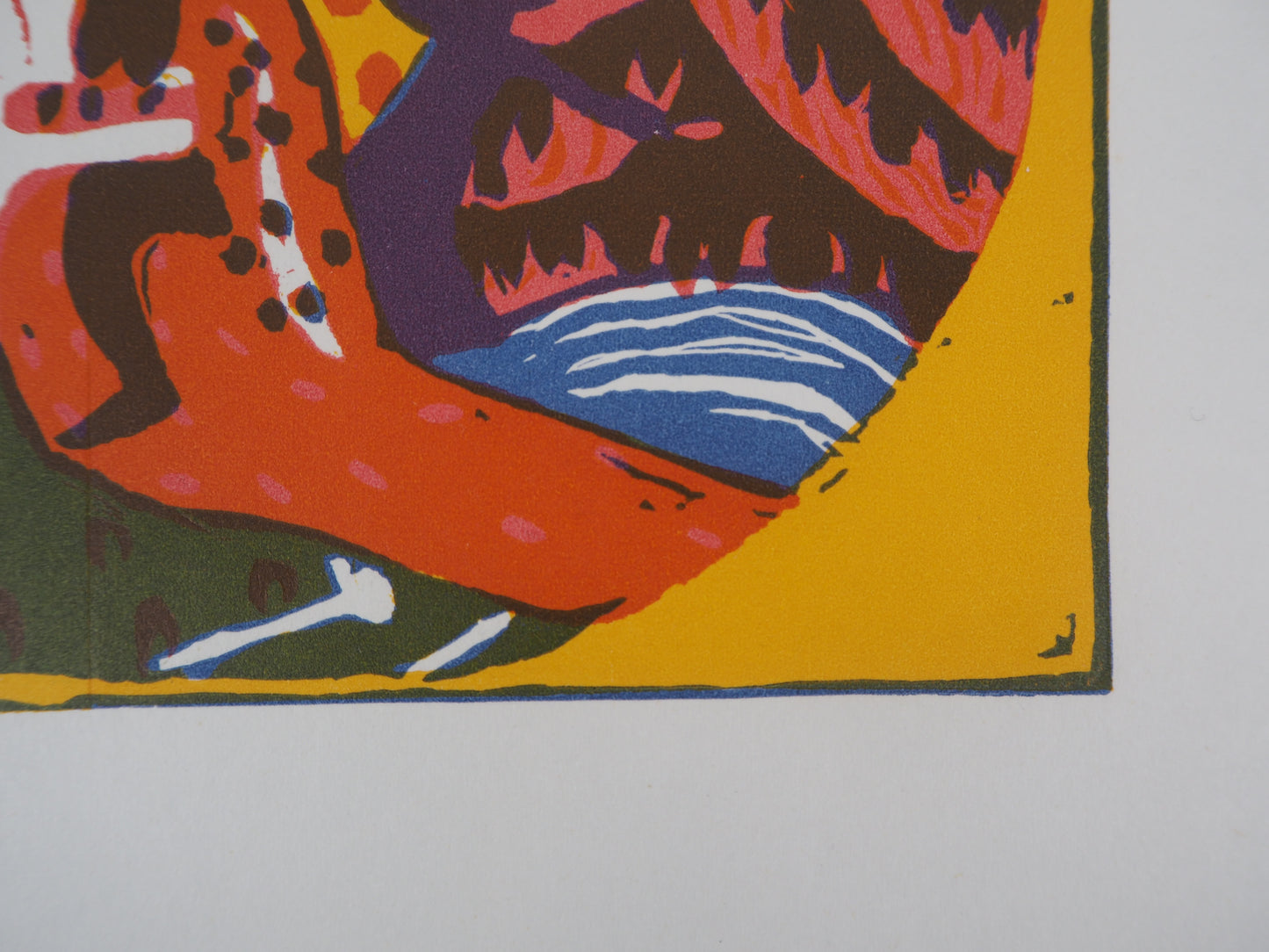 Vassily KANDINSKY : Cavalier Onirique - Gravure originale