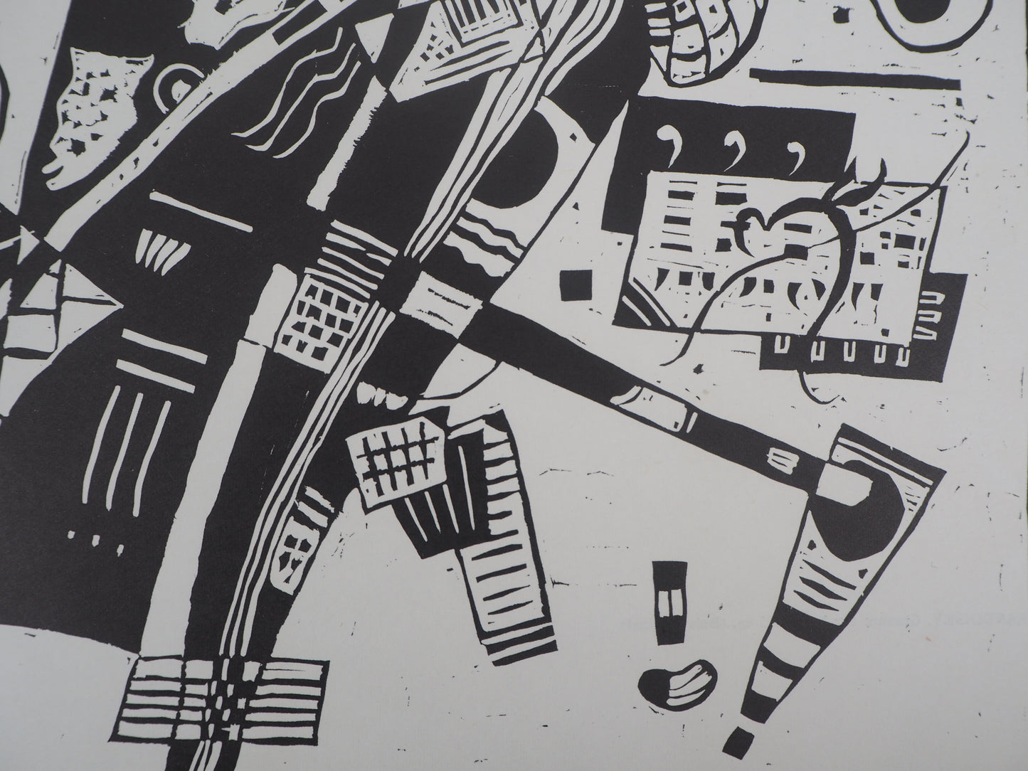 Vassily KANDINSKY : Composition - Gravure signée