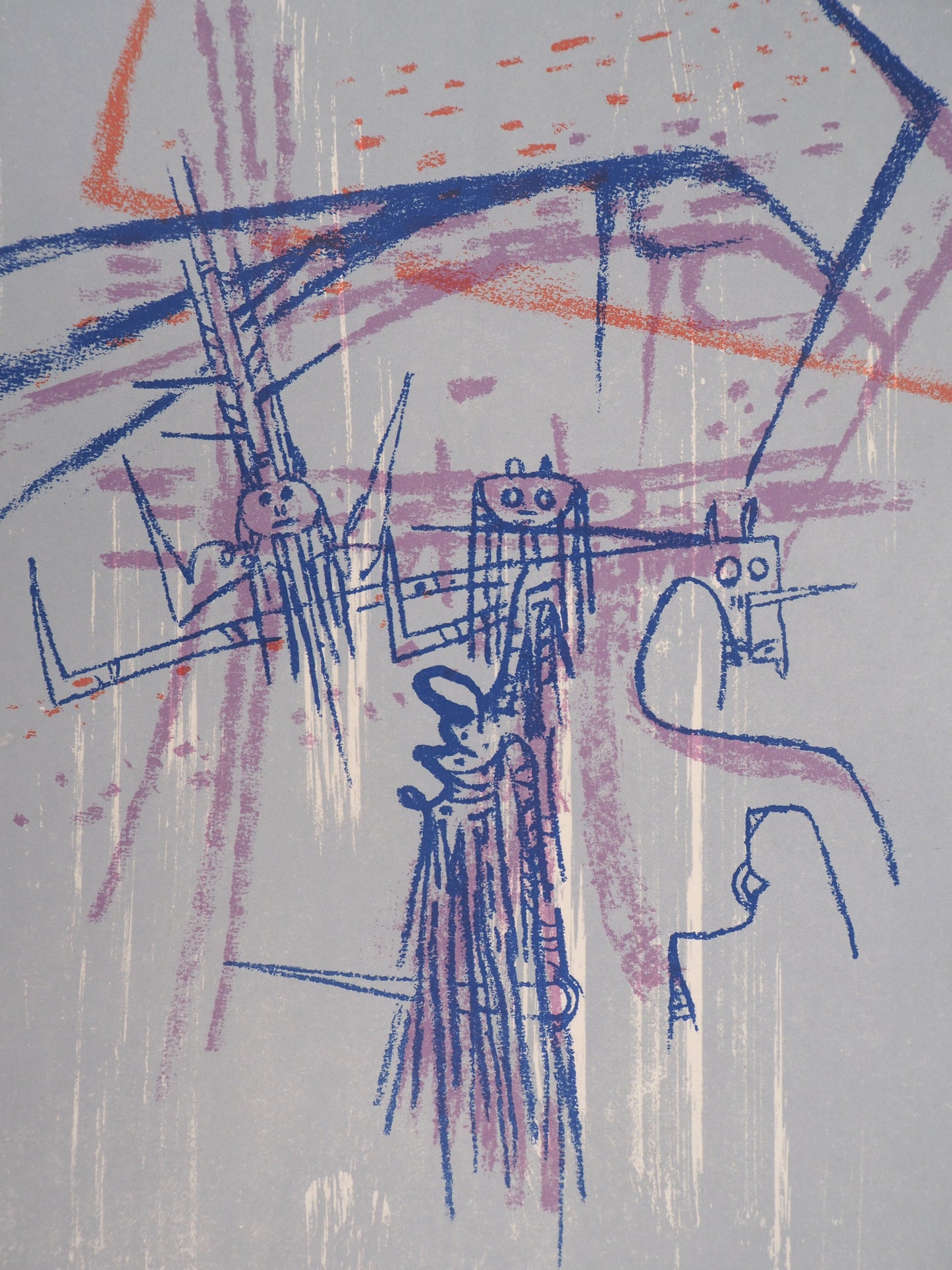 Wifredo LAM : Les Affinités ambiguës - Lithographie originale