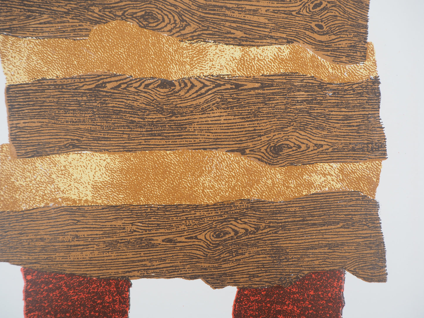 Enrico BAJ : Abstraction - Lithographie originale