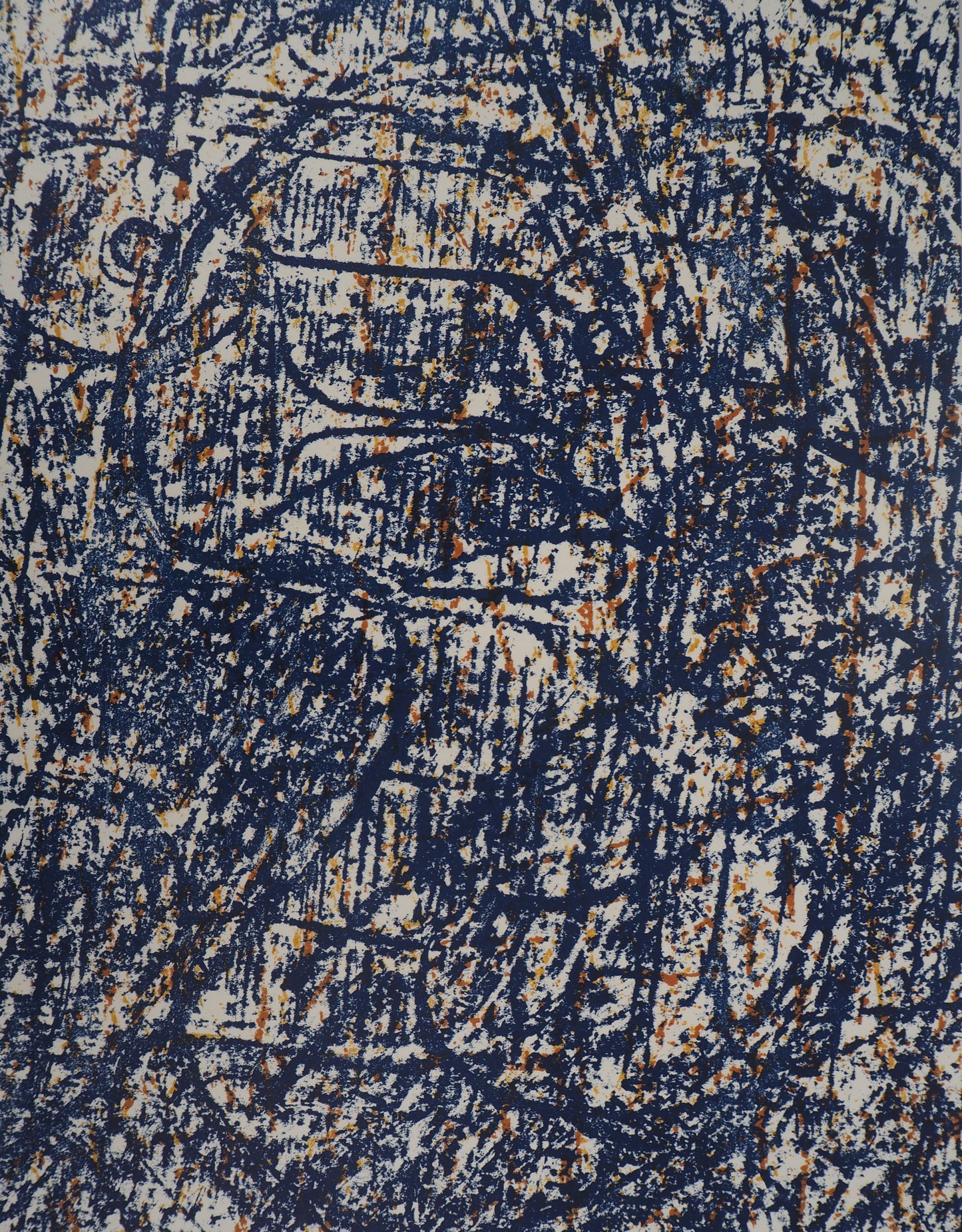 Max ERNST : Les Oiseaux bleus - Lithographie originale
