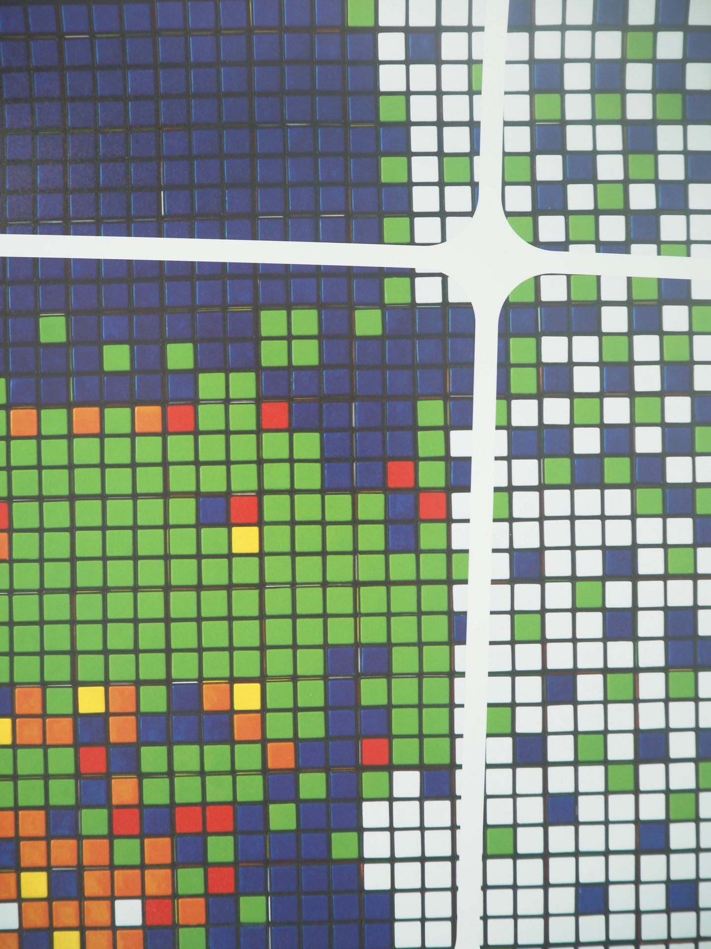 SPACE INVADER : Magritte (RUBIKCUBIST) - Affiche originale