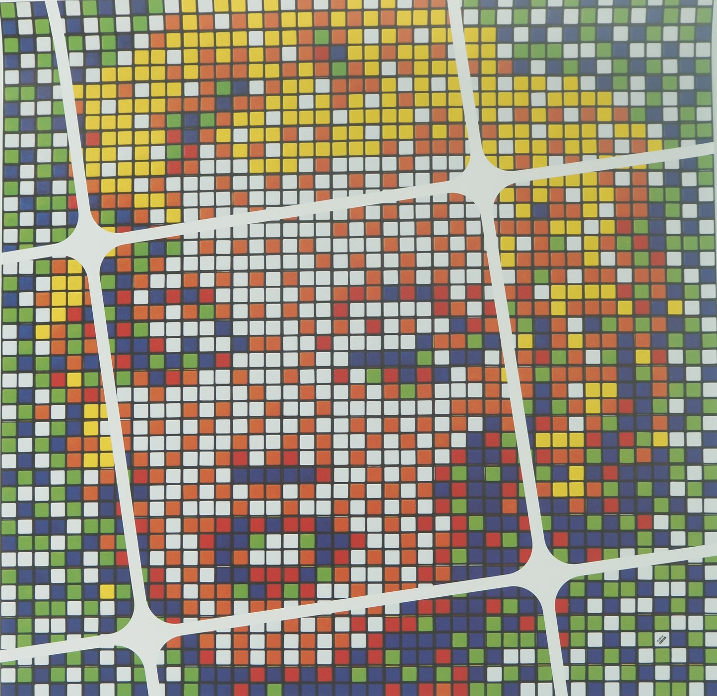 SPACE INVADER : Marylin Monroe (RUBIKCUBIST) - Affiche originale