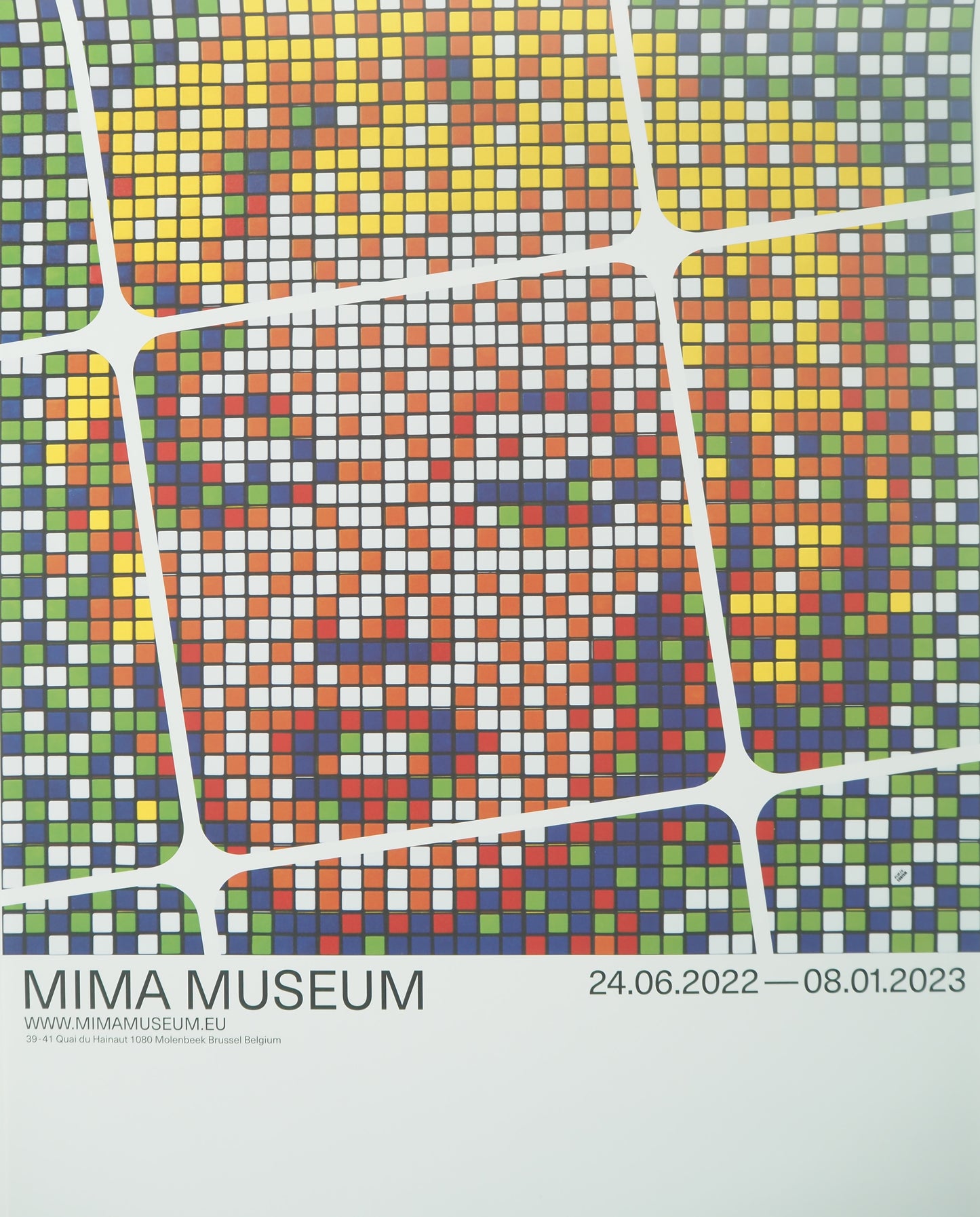 SPACE INVADER : Marylin Monroe (RUBIKCUBIST) - Affiche originale