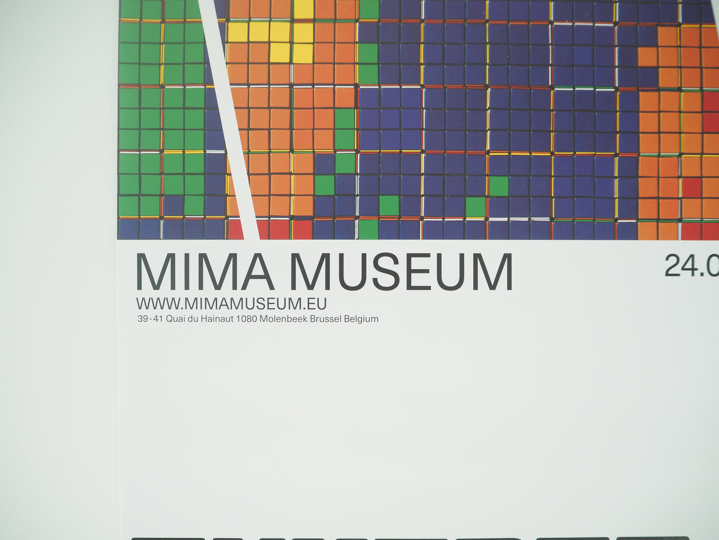 SPACE INVADER : RUBIKCUBIST - Affiche originale