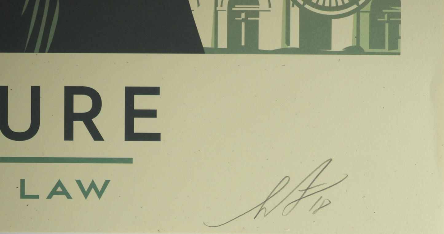 Shepard FAIREY (OBEY) : We the future (Rise to rewrite the law) - Lithographie signée