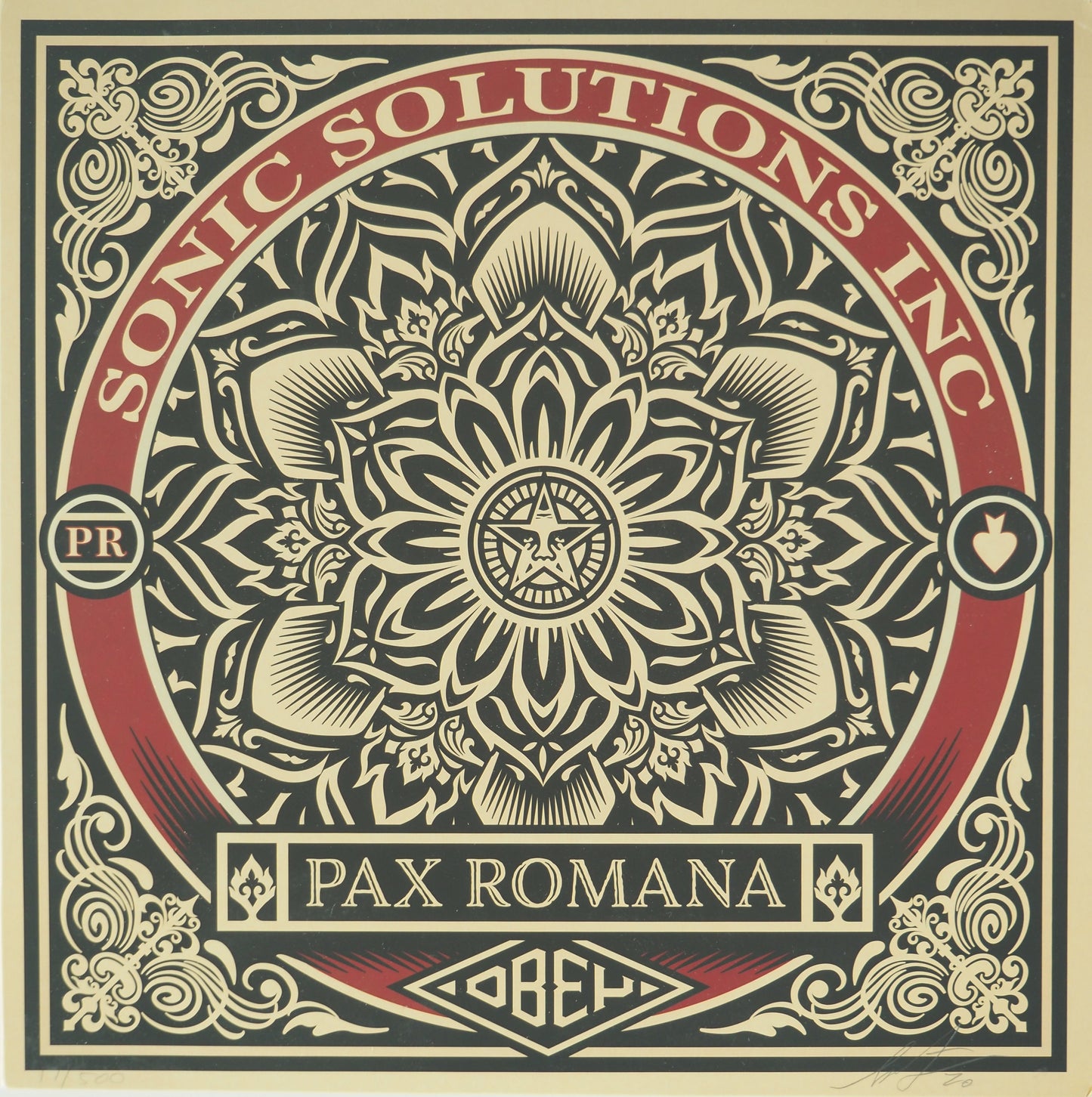 Shepard FAIREY (OBEY) : Pax Romana - Vinyle signé