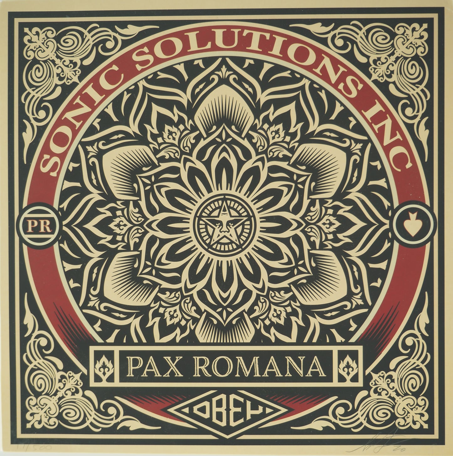 Shepard FAIREY (OBEY) : Pax Romana - Vinyle signé