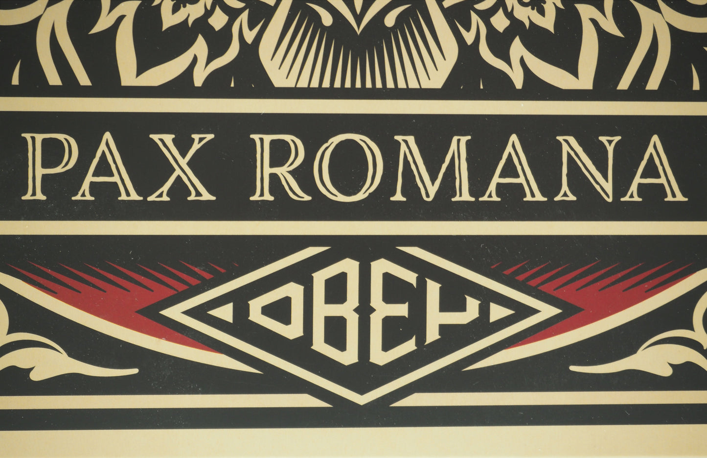 Shepard FAIREY (OBEY) : Pax Romana - Vinyle signé