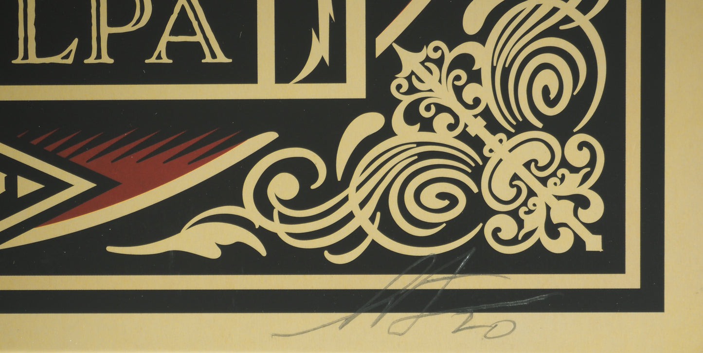 Shepard FAIREY (OBEY) : Mea culpa - Vinyle signé