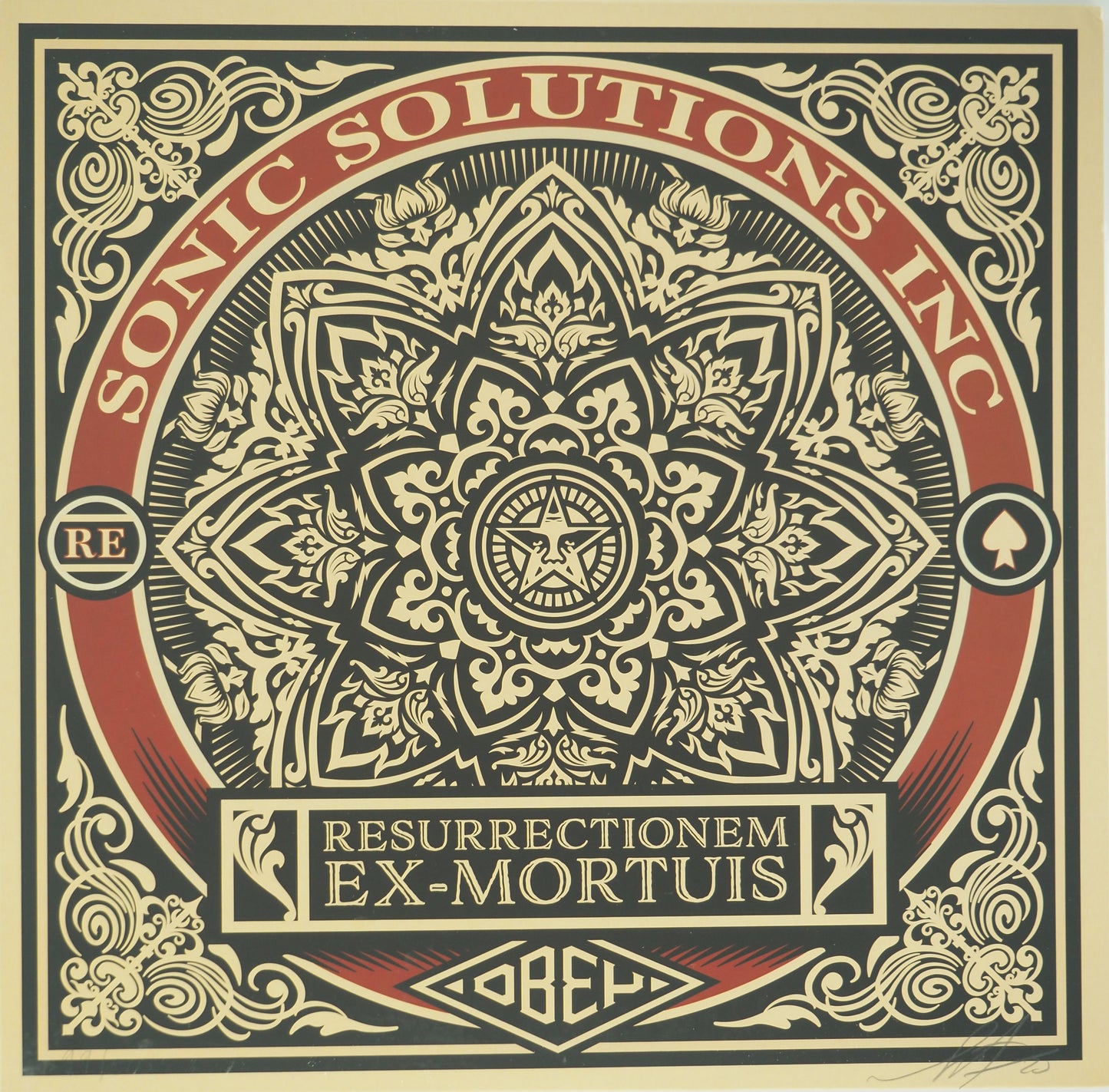Shepard FAIREY (OBEY) : Resurrectionem ex-mortuis - Vinyle signé