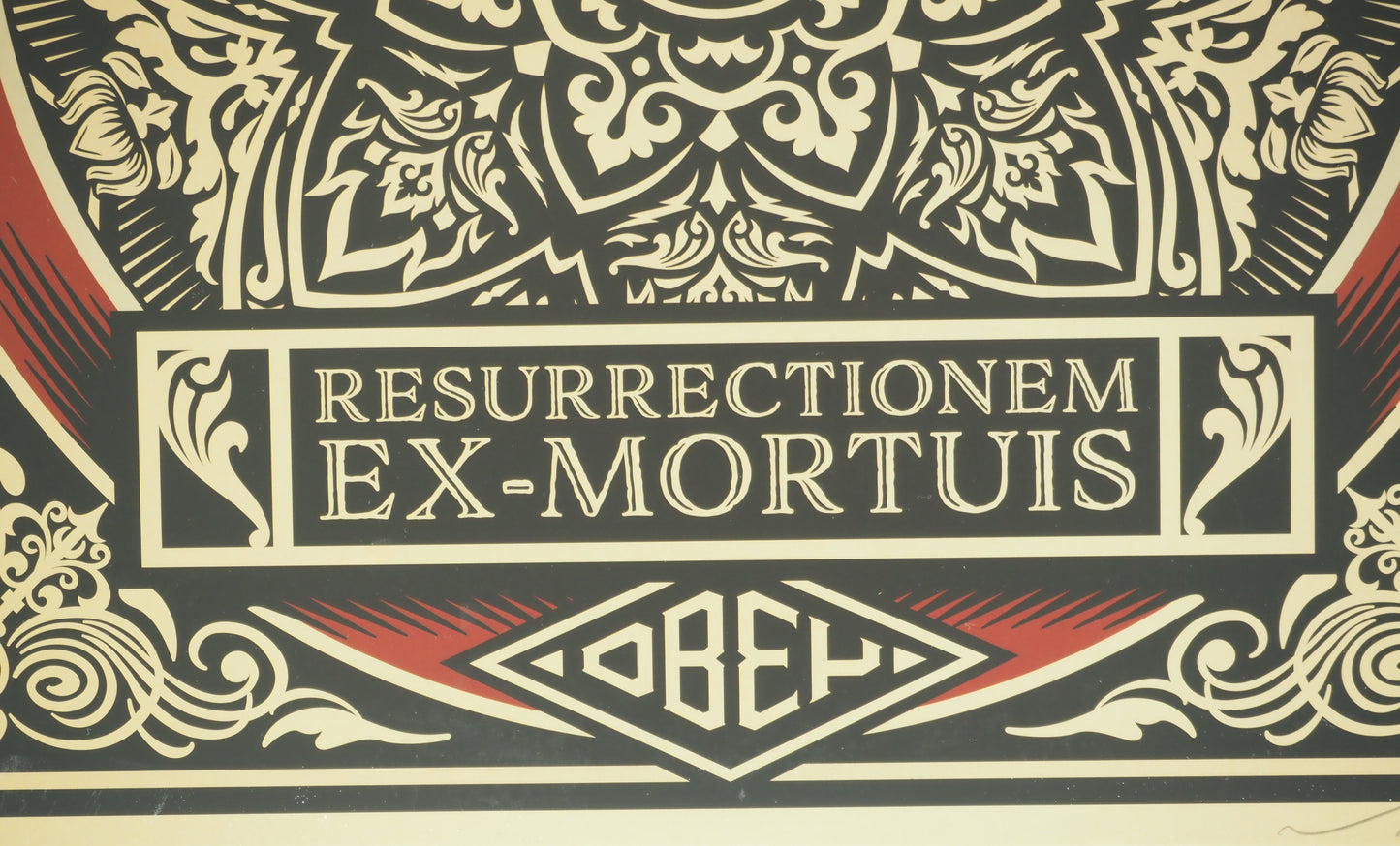 Shepard FAIREY (OBEY) : Resurrectionem ex-mortuis - Vinyle signé