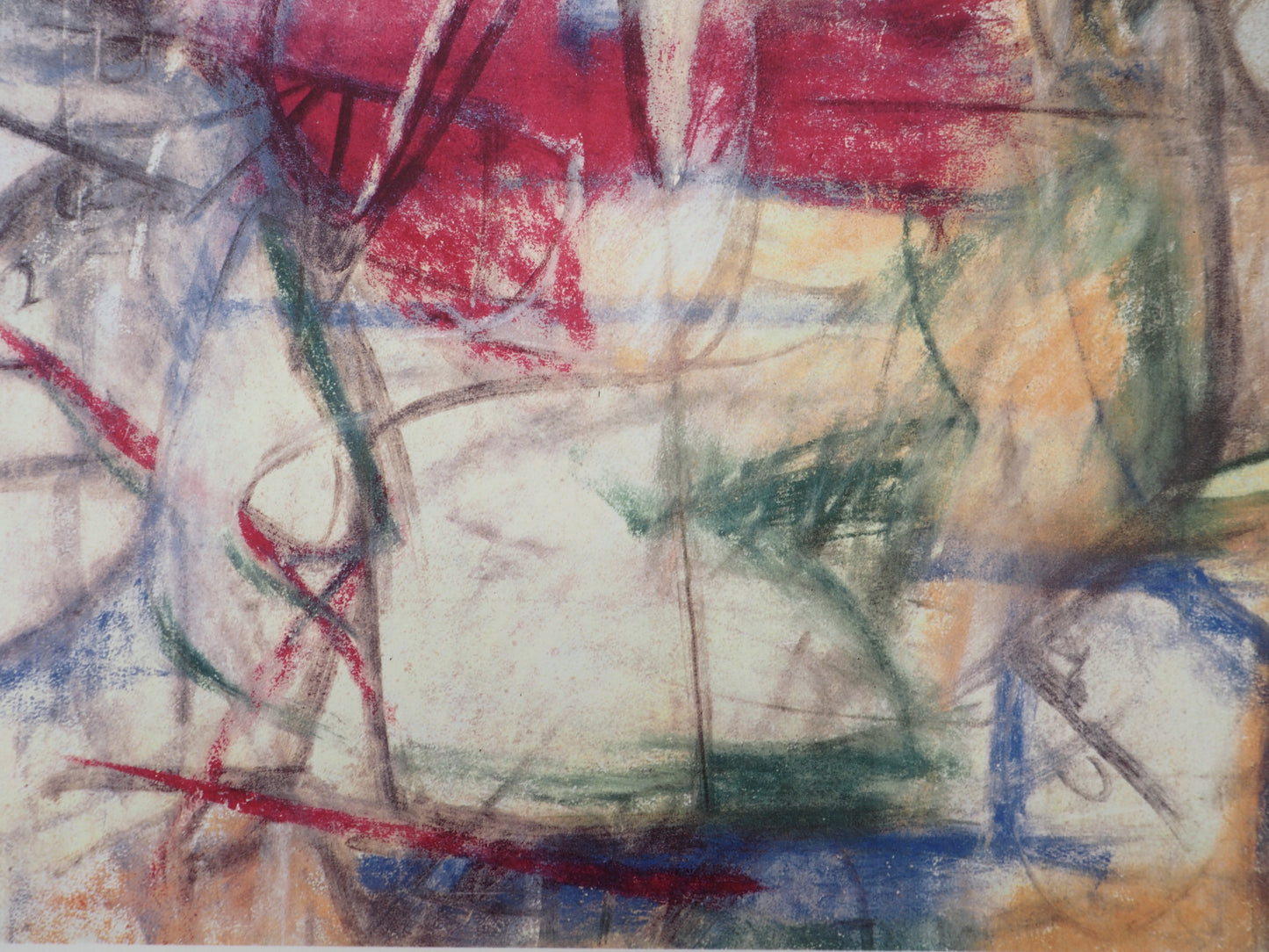 Willem DE KOONING : Paysage sauvage - Lithographie signée