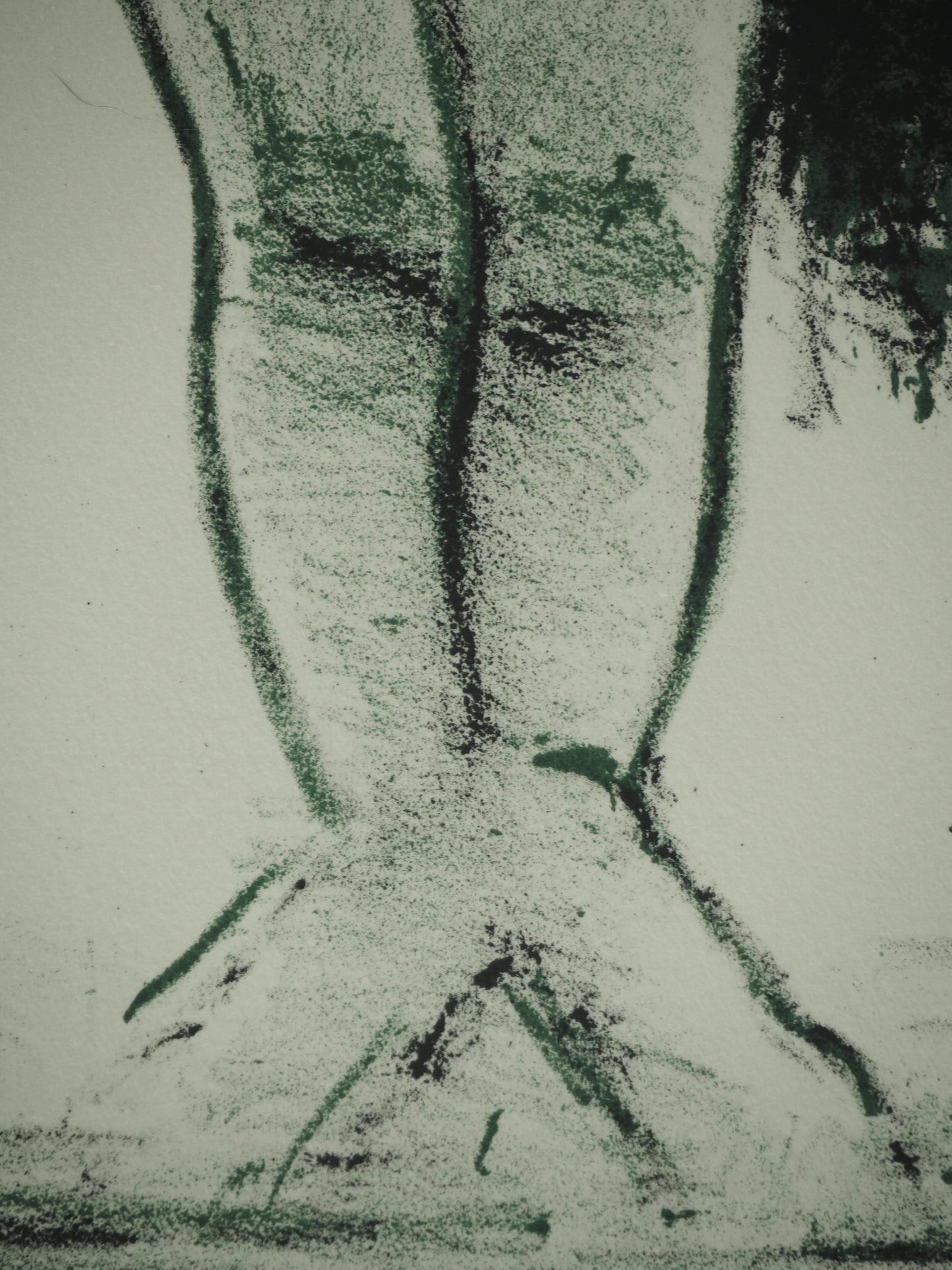 Roger CRUSAT : Nu à la serviette - Lithographie originale signée