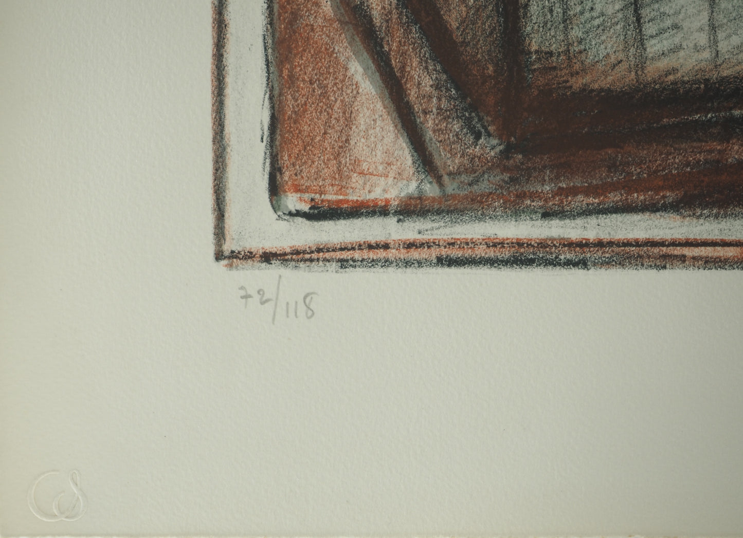 Roger CRUSAT : Paysage nocturne - Lithographie originale signée